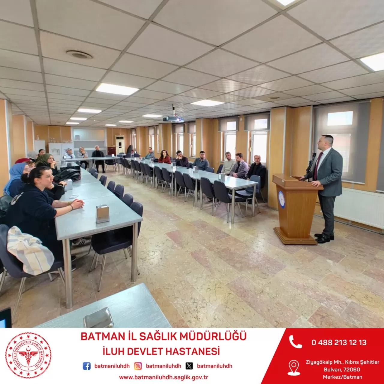 Batman İluh Devlet Hastanesi'nde Acil Servis için Eğitim Seferberliği