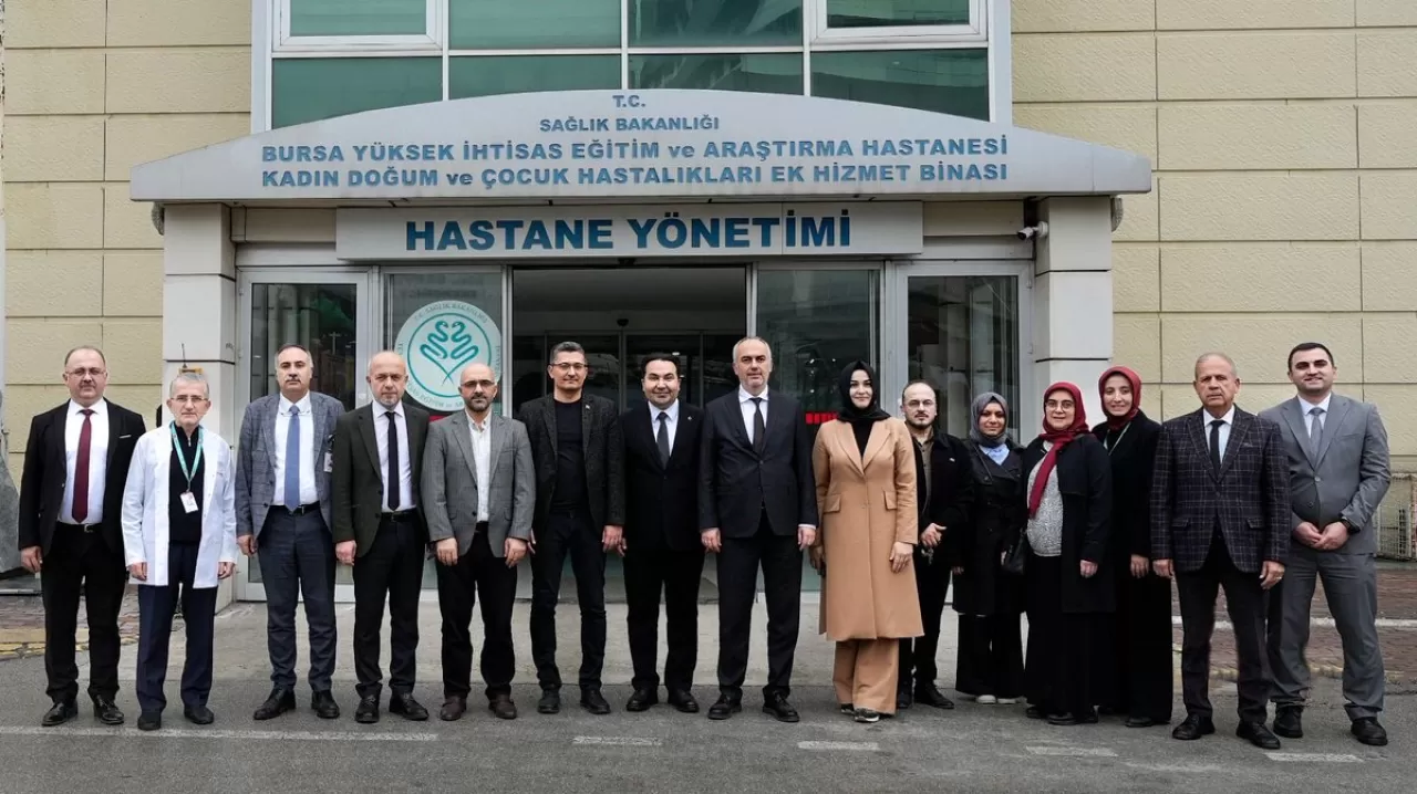 SBÜ Bursa Yüksek İhtisas Hastanesi'nde İl Sağlık Müdürlüğü Ziyareti