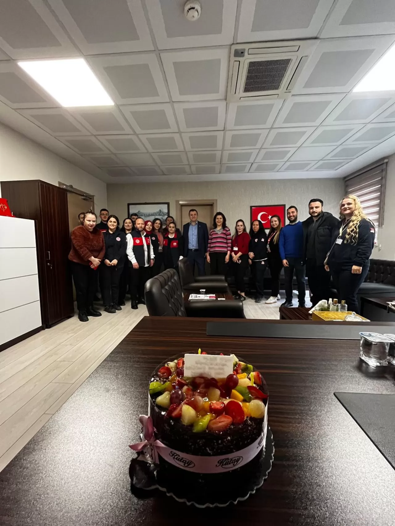 Zonguldak 112 Acil Çağrı Merkezi'nde Çifte Kutlama