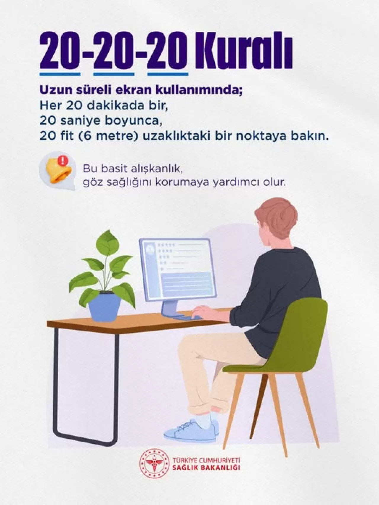 Göz Sağlığınız İçin 20-20-20 Kuralı Hayat Kurtarıyor