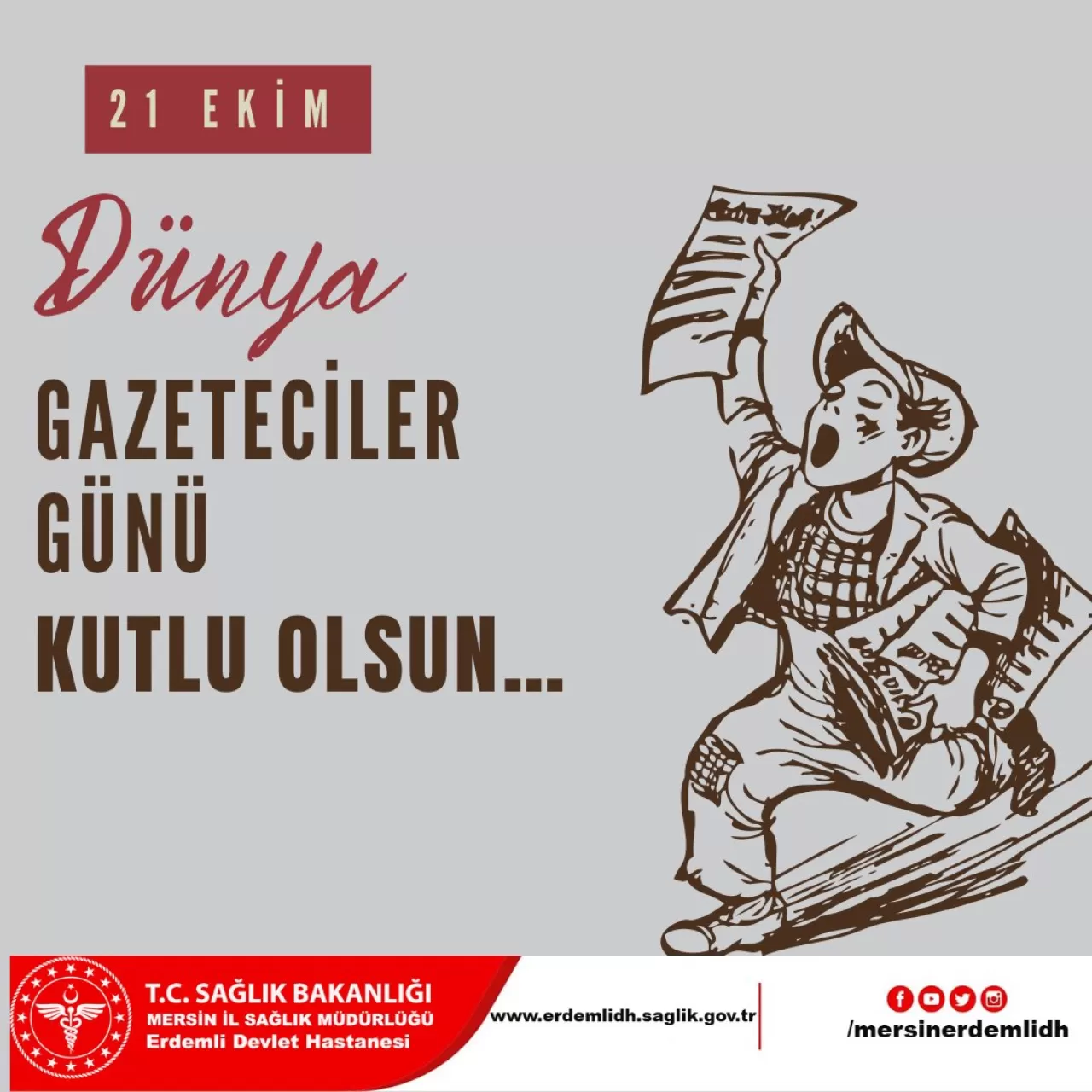 Mersin'de Dünya Gazeteciler Günü Kutlaması