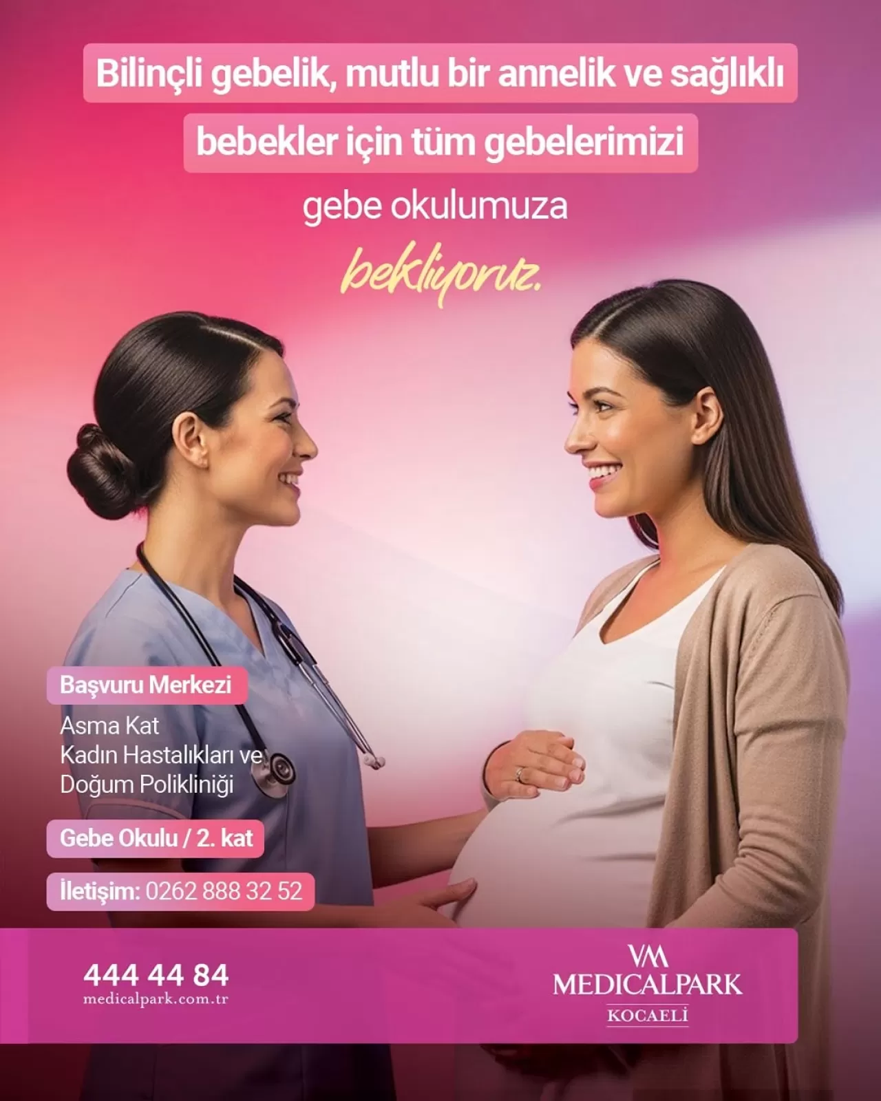 VM Medical Park Kocaeli'nde Gebe Okulu ile Bilinçli Gebelik Dönemi