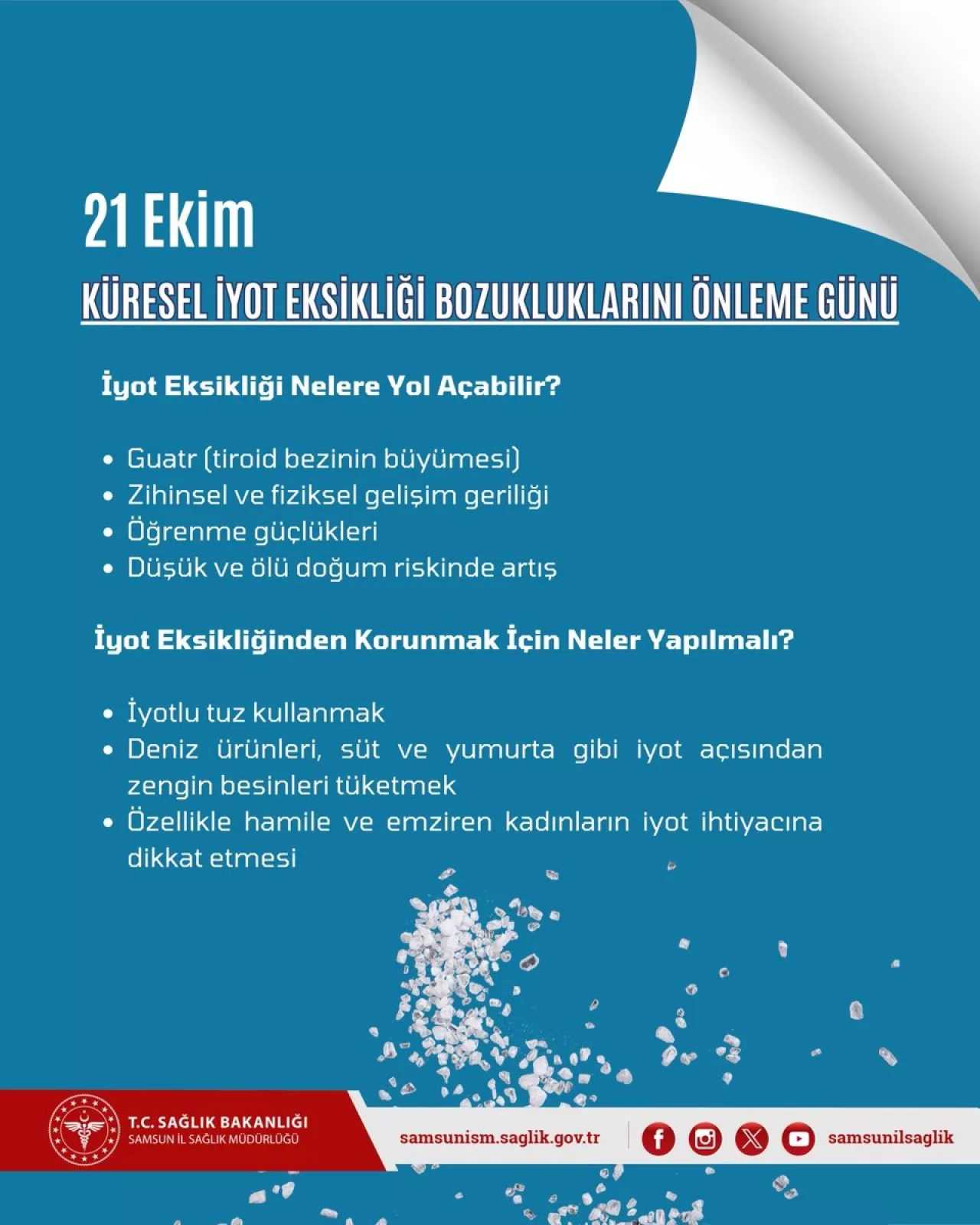 İyot Eksikliği ile Mücadelede Kritik Önlemler: İyotlu Tuz Kullanımı ve Beslenme Önerileri