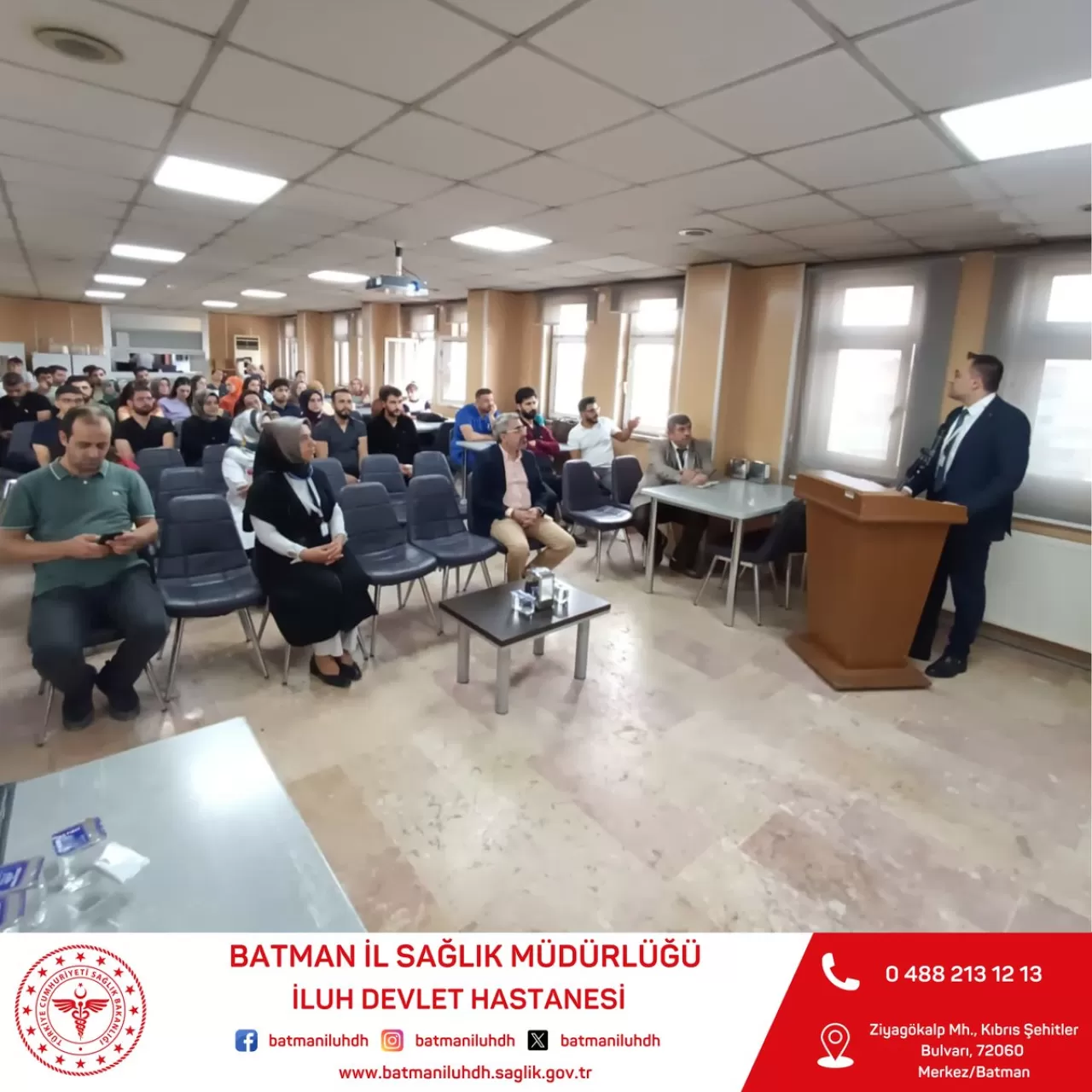 Batman İluh Devlet Hastanesi'nde Sağlık Çalışanlarına Kapsamlı Eğitim Programı