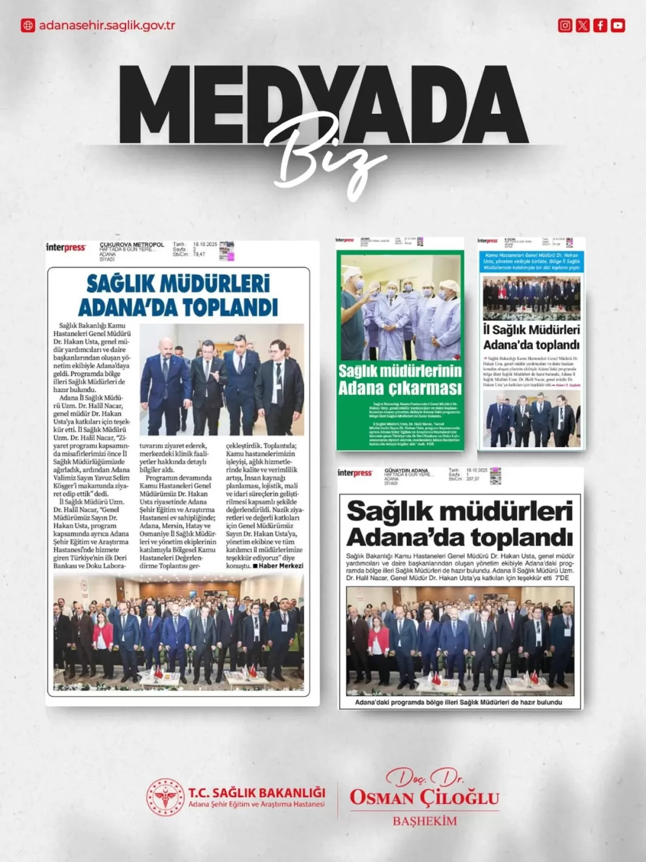 Adana Şehir Hastanesi'nde Türkiye'nin İlk Deri Bankası Açıldı