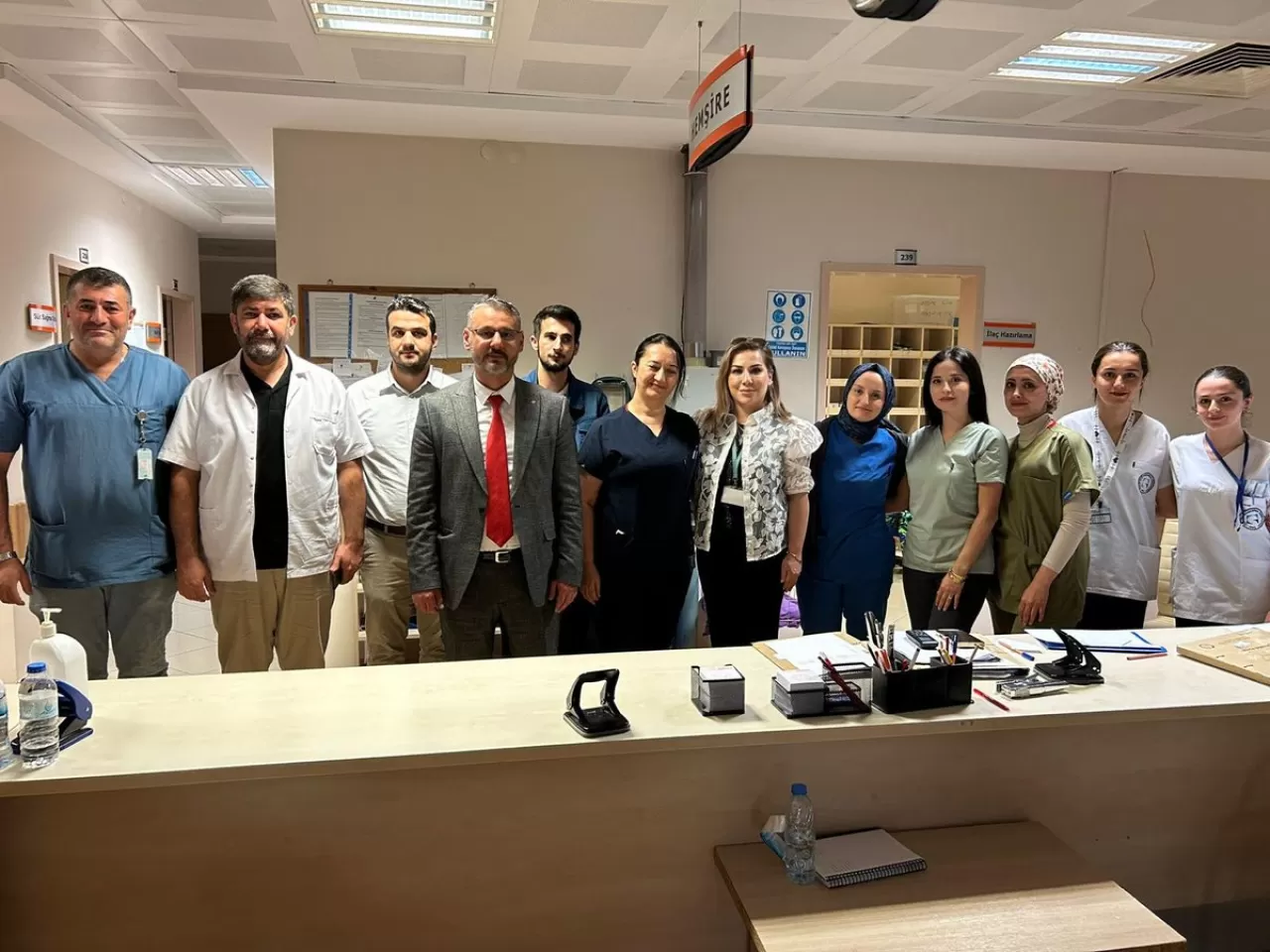 Tokat Devlet Hastanesi Başhekimi Op. Dr. Yahya Doğanay Servisleri Ziyaret Etti