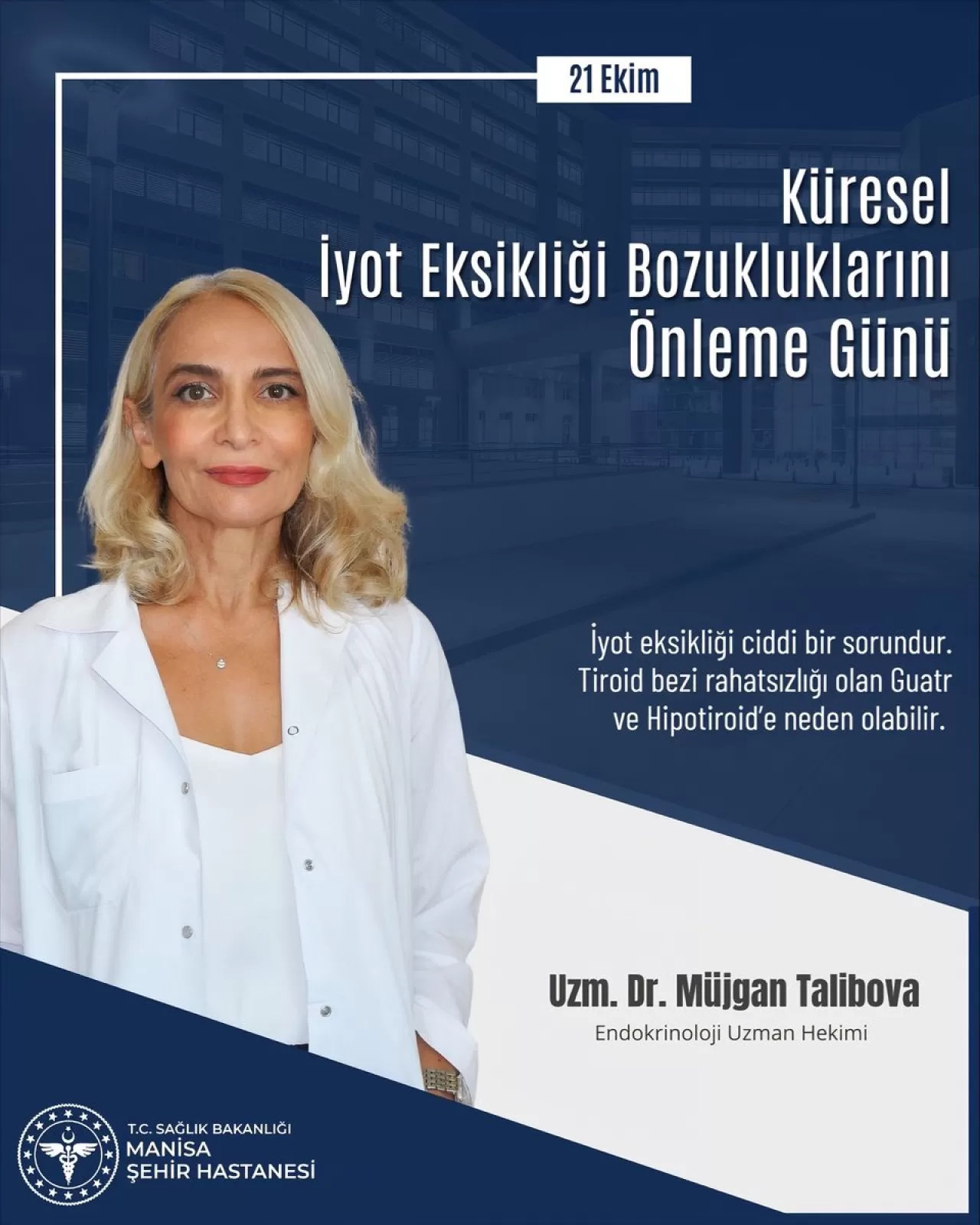 Manisa Şehir Hastanesi'nden İyot Eksikliği Uyarısı: Guatrdan Zihinsel Gelişim Bozukluğuna Kadar Ciddi Sonuçlar