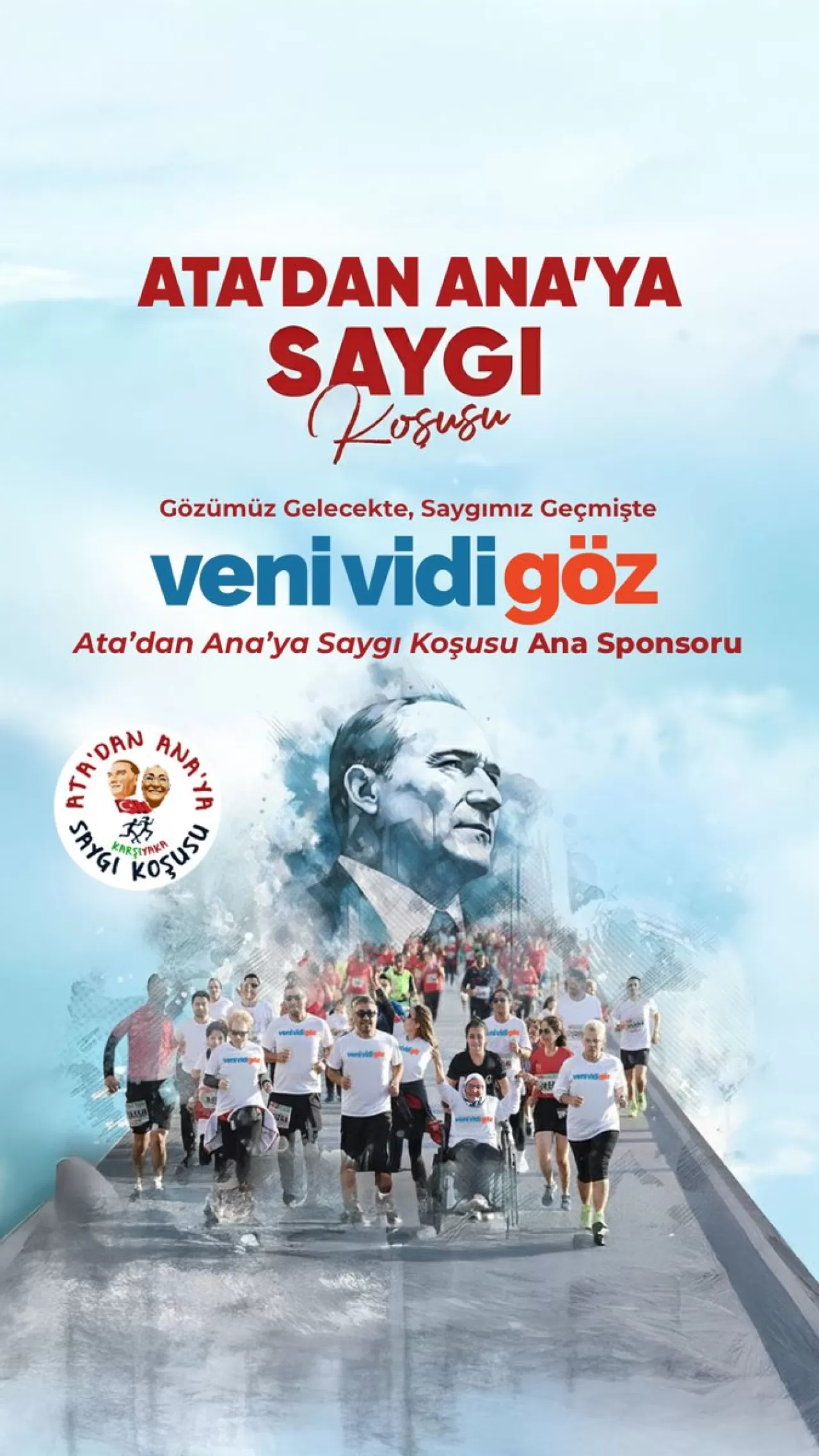 Veni Vidi Göz, Ata'dan Ana'ya Saygı Koşusu'na Ana Sponsor Oldu