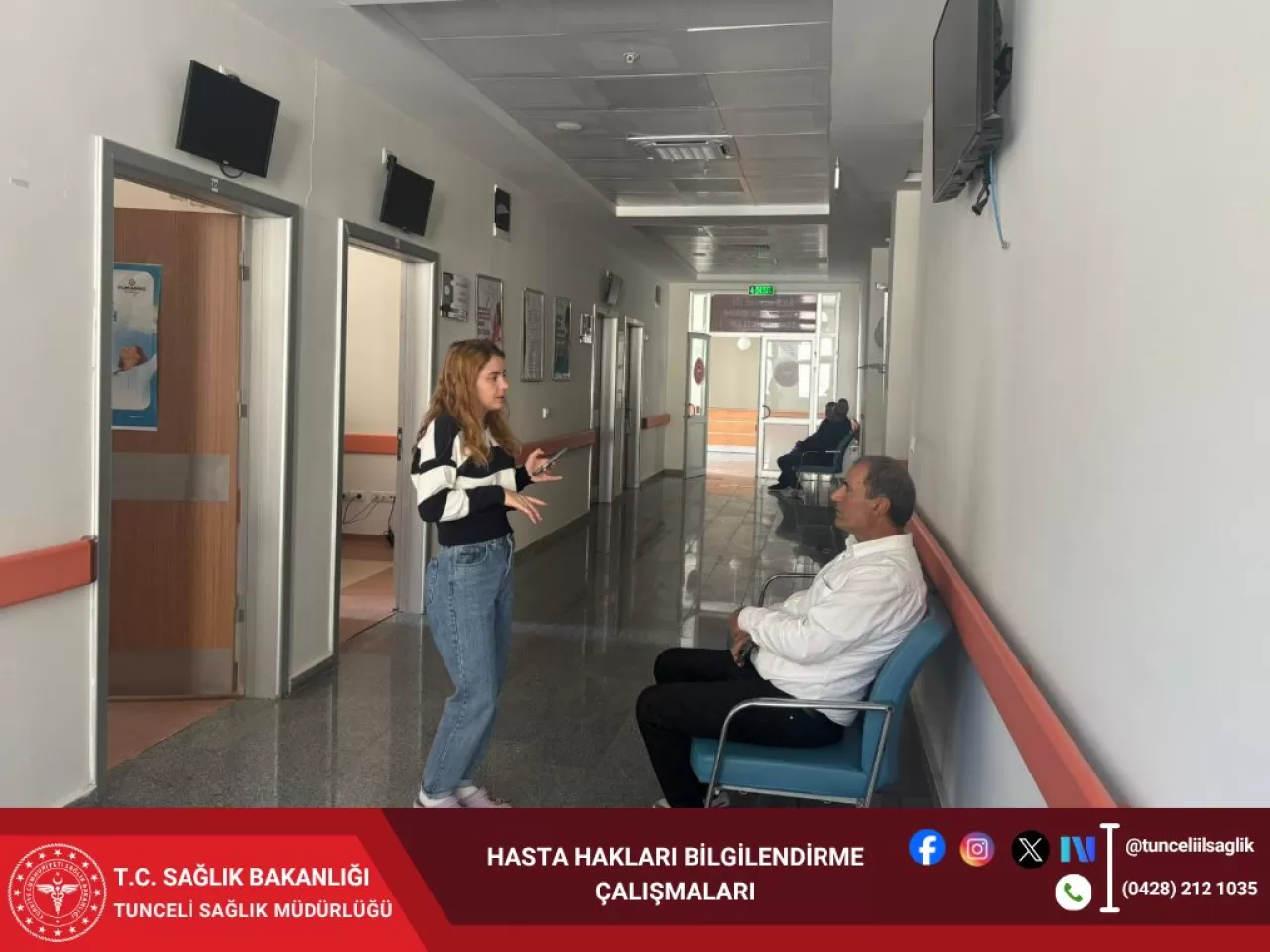 Mazgirt'te Hasta Hakları Konusunda Bilgilendirme Yapıldı