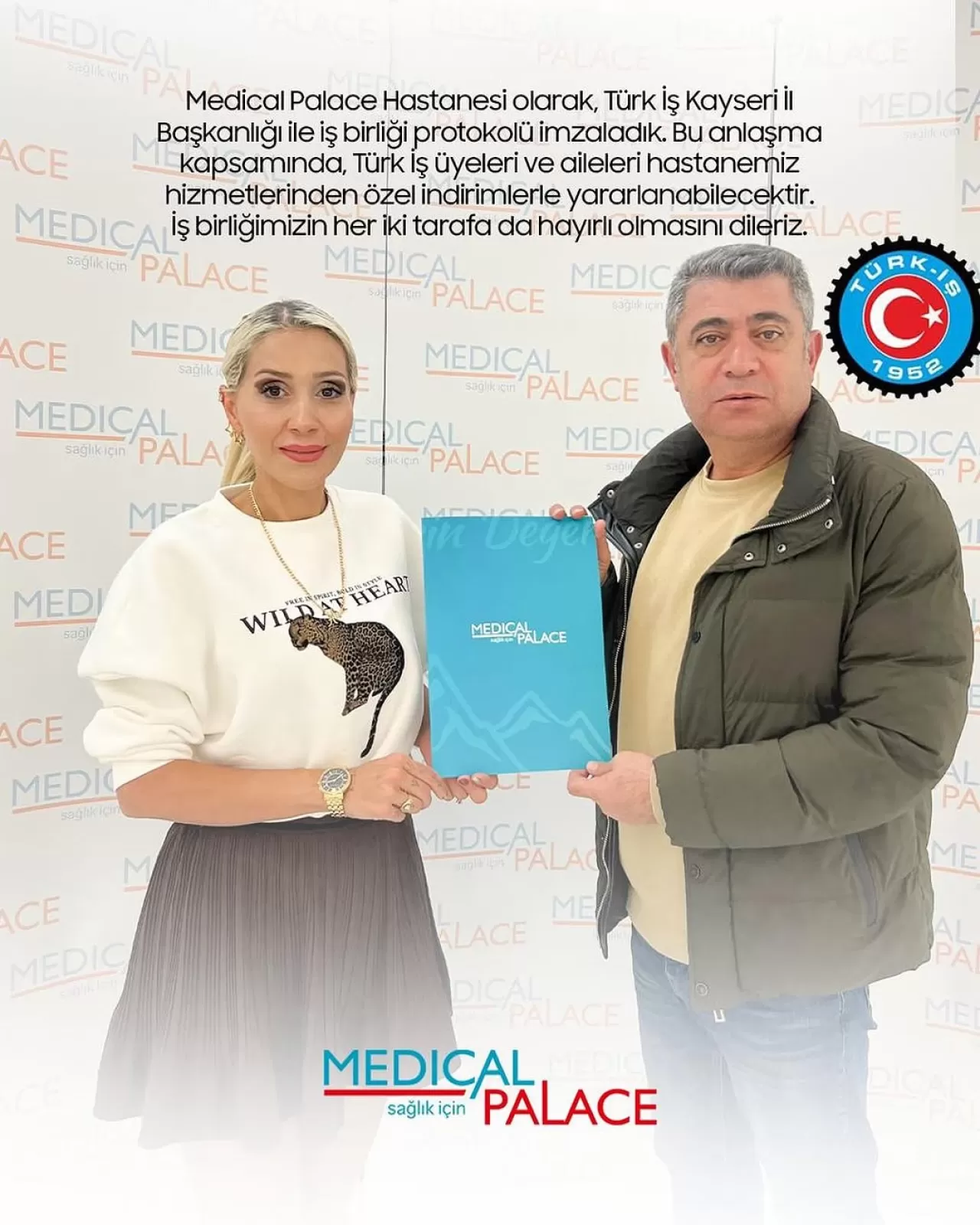 Medical Palace Hastanesi ile Türk-İş Kayseri Arasında Sağlıkta İndirim Protokolü