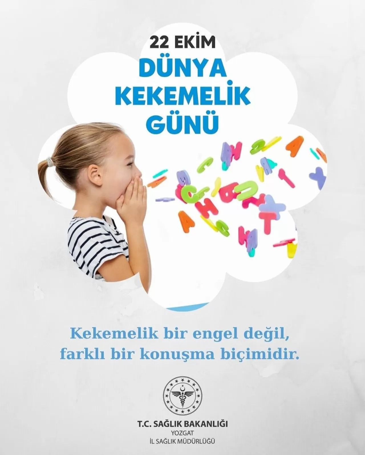 Yozgat'ta 22 Ekim Dünya Kekemelik Günü'nde Farkındalık Mesajı: 