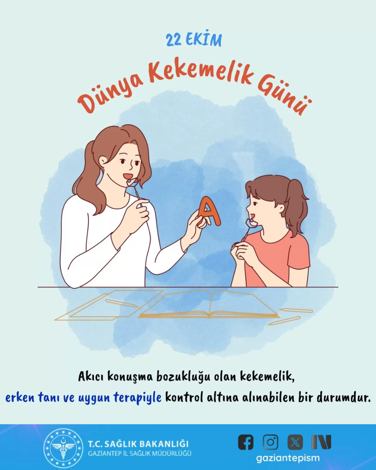 Dünya Kekemelik Günü'nde Erken Tanı ve Terapiye Dikkat Çekildi