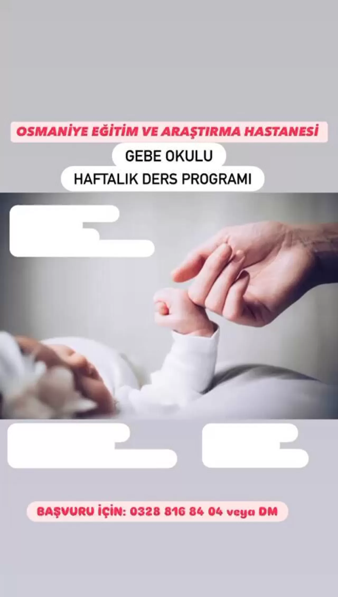 Osmaniye'de Gebe Okulu Eğitimleri ile Anne Adayları Bilinçleniyor