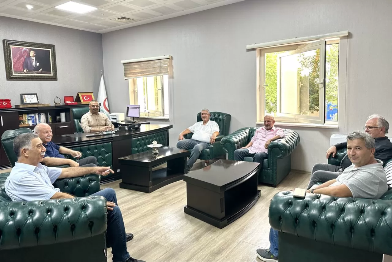 Erdemli Devlet Hastanesi'nde Nezaket Ziyareti