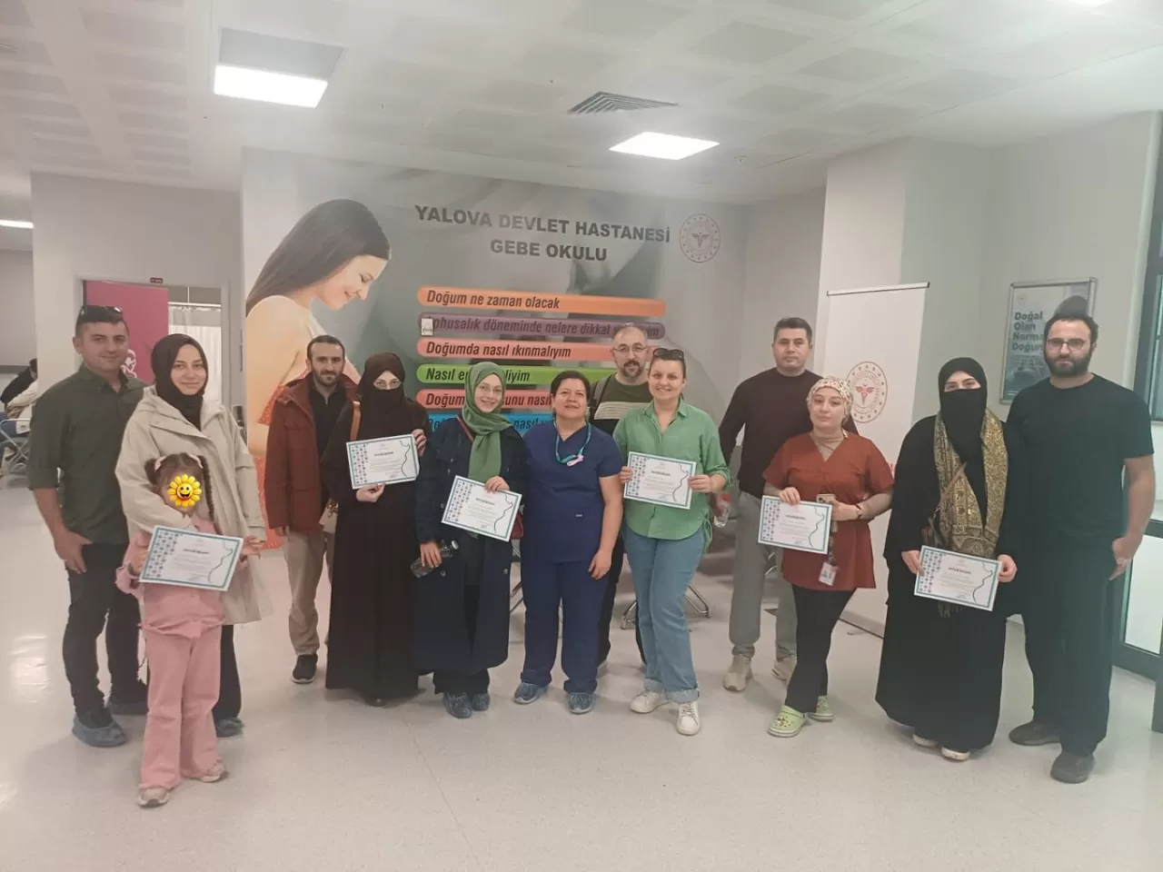 Yalova'da Eşli Gebe Eğitimleri Başladı | Baba Destekli Doğum Hazırlığı