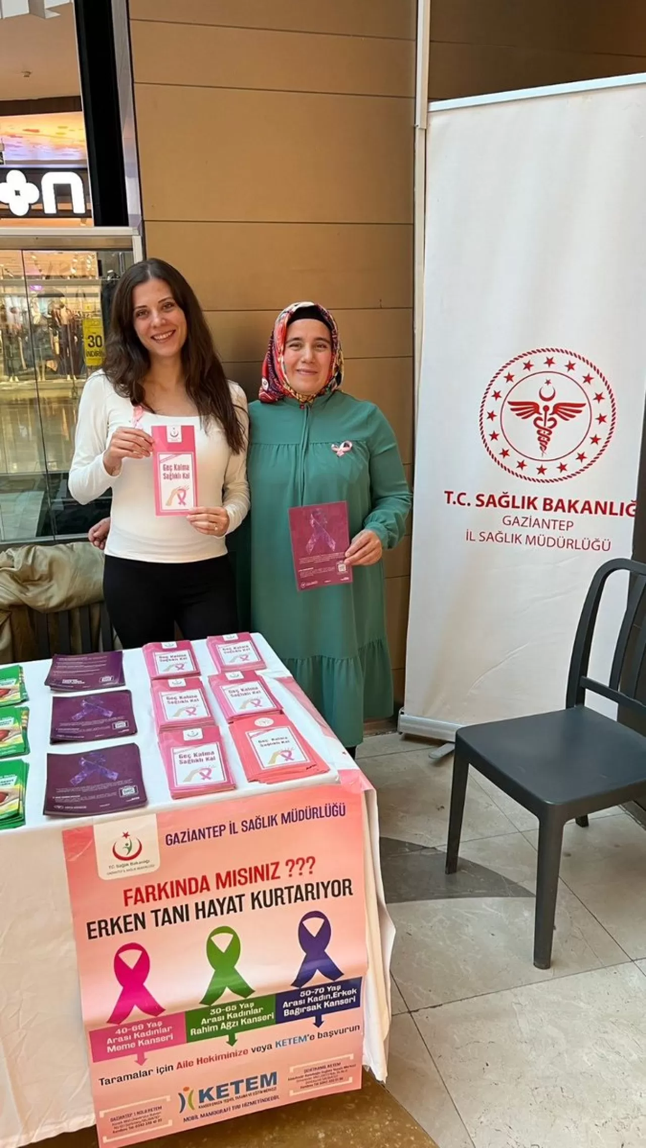 Gaziantep'te Meme Kanseri Farkındalık Etkinliği Düzenlendi