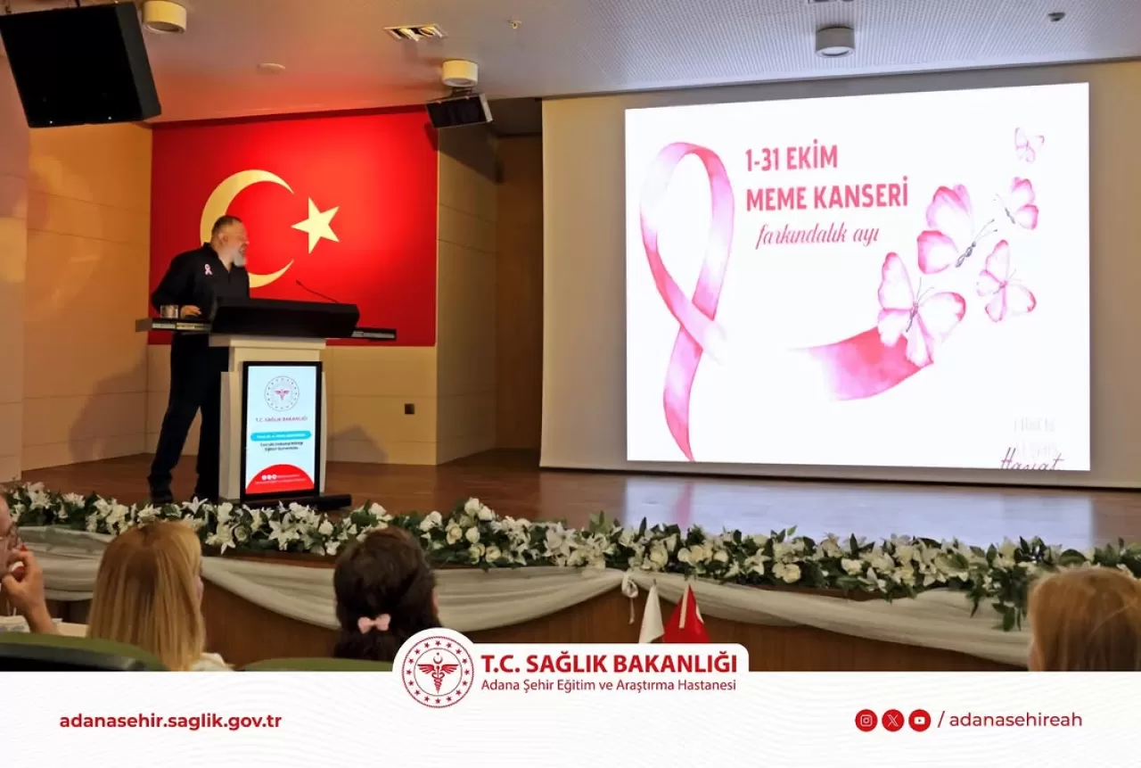 Adana Şehir Hastanesi'nde Meme Kanseri Farkındalık Eğitimi