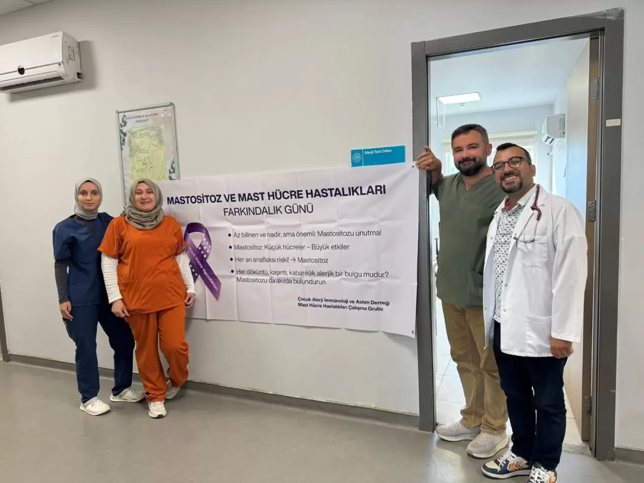 Hatay'da Mastositoz Farkındalık Etkinliği: Nadir Hastalığa Dikkat Çekildi