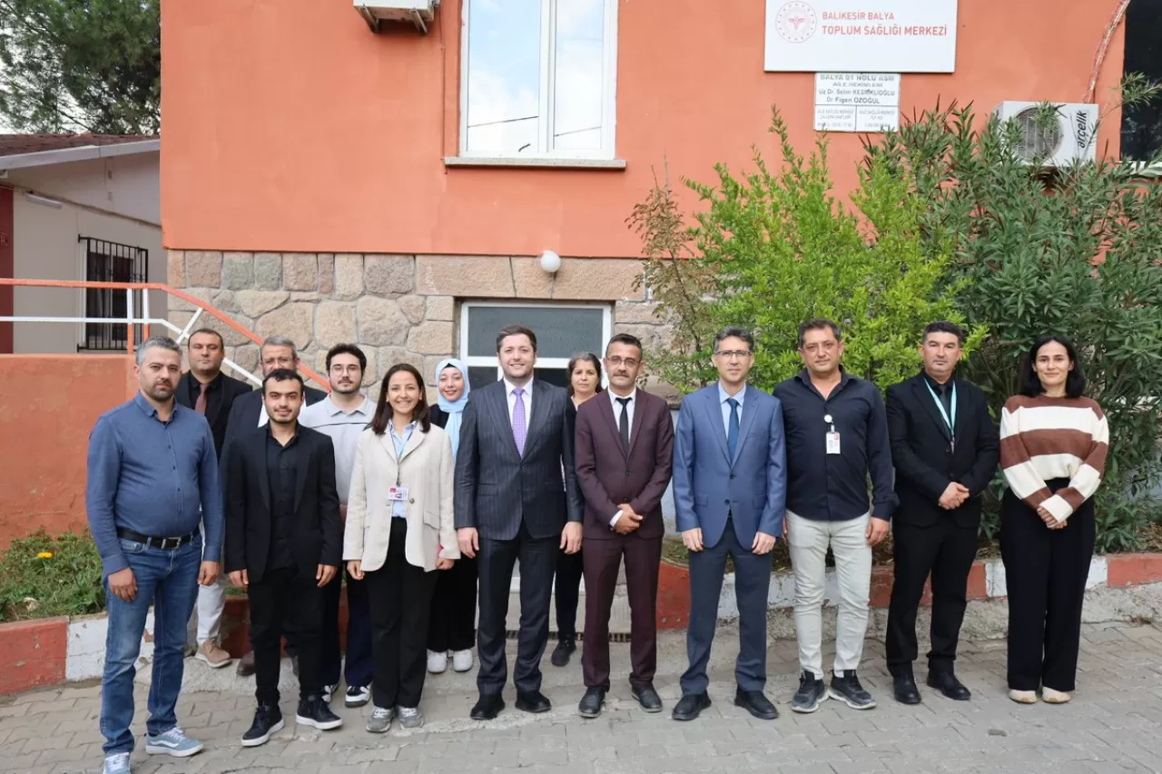 Balıkesir İl Sağlık Müdürü Dr. Miraç Çavdar, Balya'daki Sağlık Tesislerinde İncelemede Bulundu