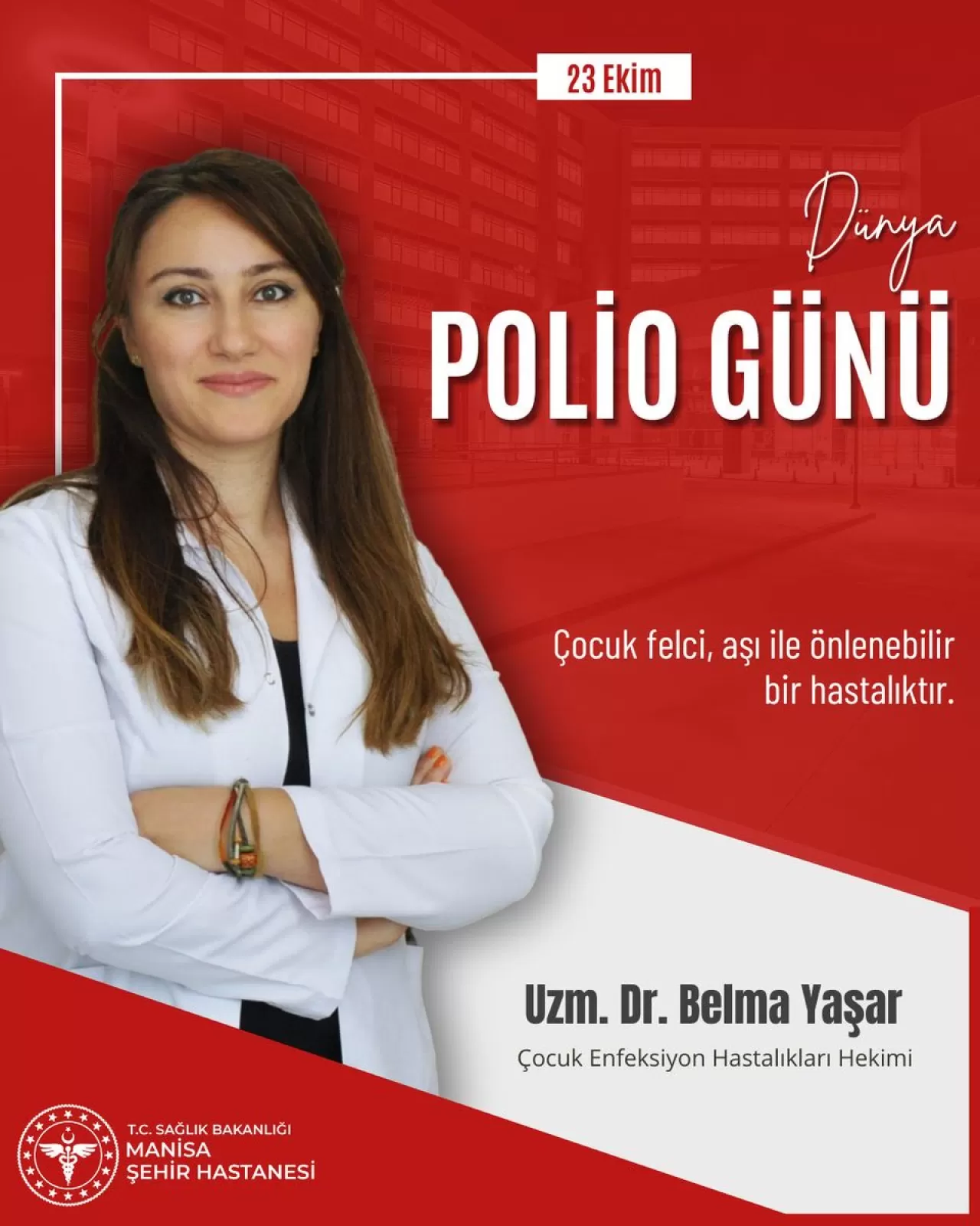 Manisa Şehir Hastanesi'nden Çocuk Felci Uyarısı: Aşı Hayat Kurtarır