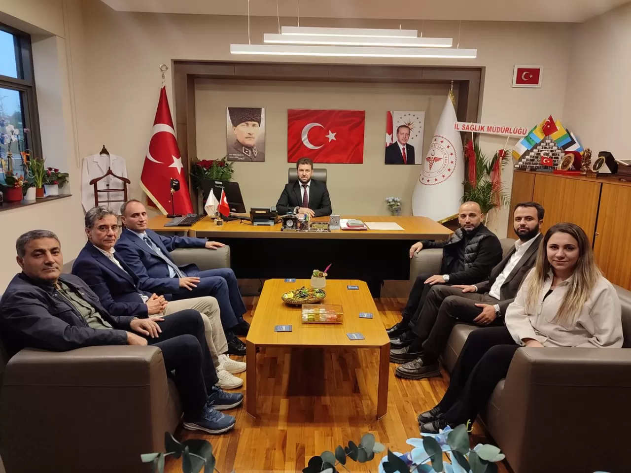 MÜSİAD Elazığ Yönetimi, Fethi Sekin Şehir Hastanesi Başhekimi'ni Ziyaret Etti