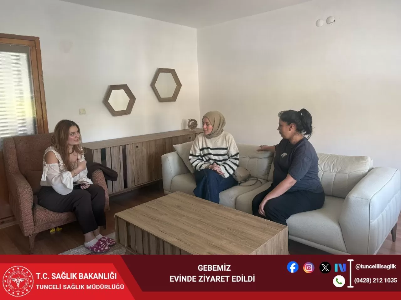 Tunceli'de Anne ve Bebek Sağlığı İçin Ev Ziyaretleri