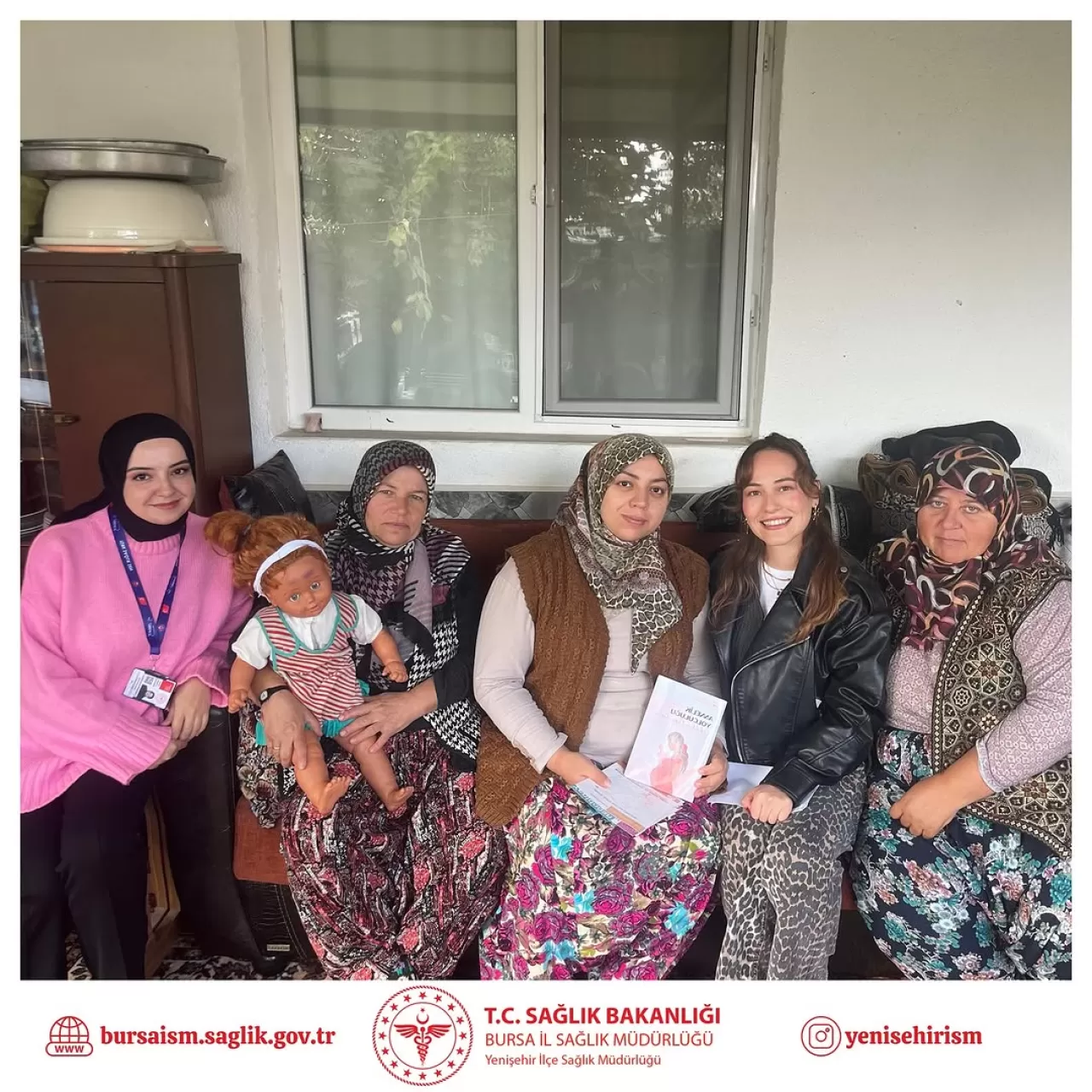 Bursa Yenişehir'de Anne Adaylarına Ev Ziyaretleri ile Normal Doğum Bilgilendirmesi