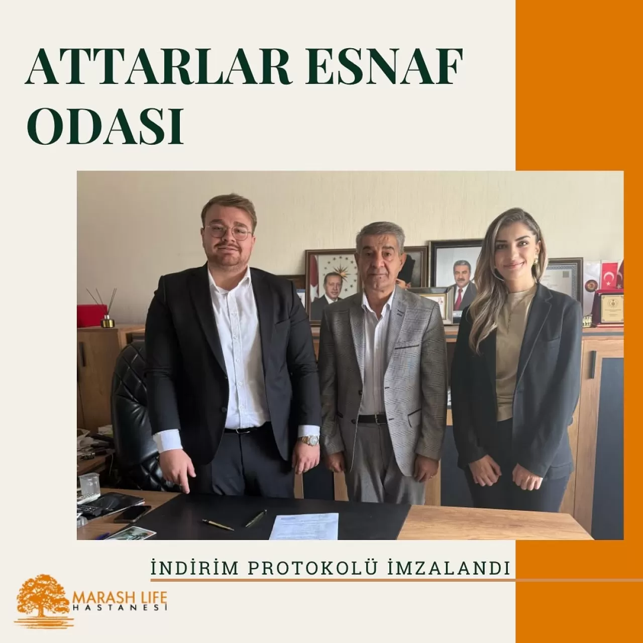 Kahramanmaraş'ta Sağlıkta Esnaf İş Birliği: Marash Life Hastanesi ve Attarlar Esnaf Odası'ndan İndirim Protokolü