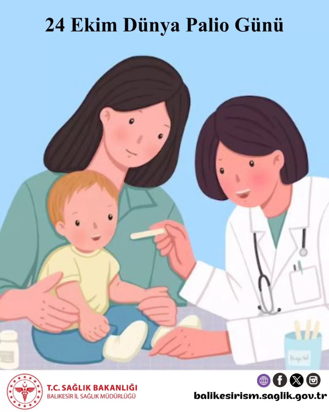 Balıkesir İl Sağlık Müdürlüğü'nden Çocuk Felci Aşısı Uyarısı