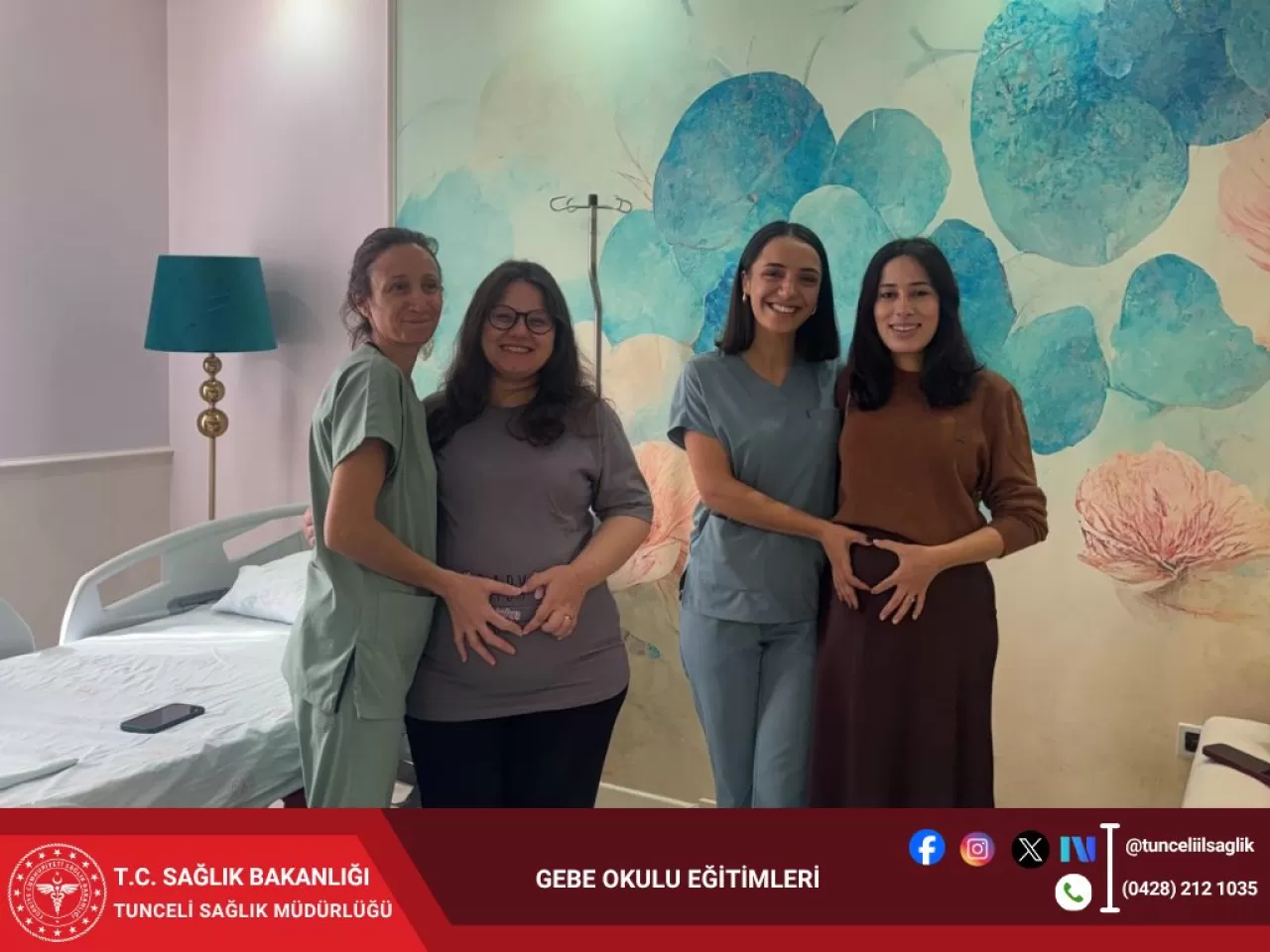 Tunceli'de Gebe Okulu Eğitimlerini Tamamlayan Anne Adayları Sertifika Aldı