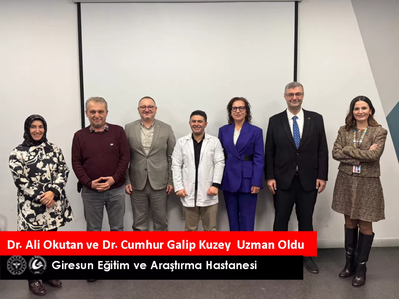 Giresun'da İki Hekim, Aile Hekimliği Uzmanı Ünvanını Aldı