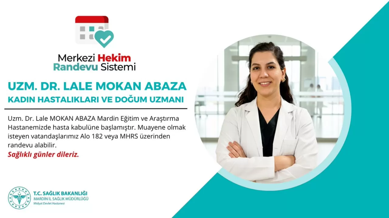 Mardin Eğitim ve Araştırma Hastanesi'nde Yeni Uzman Doktor Hizmete Girdi