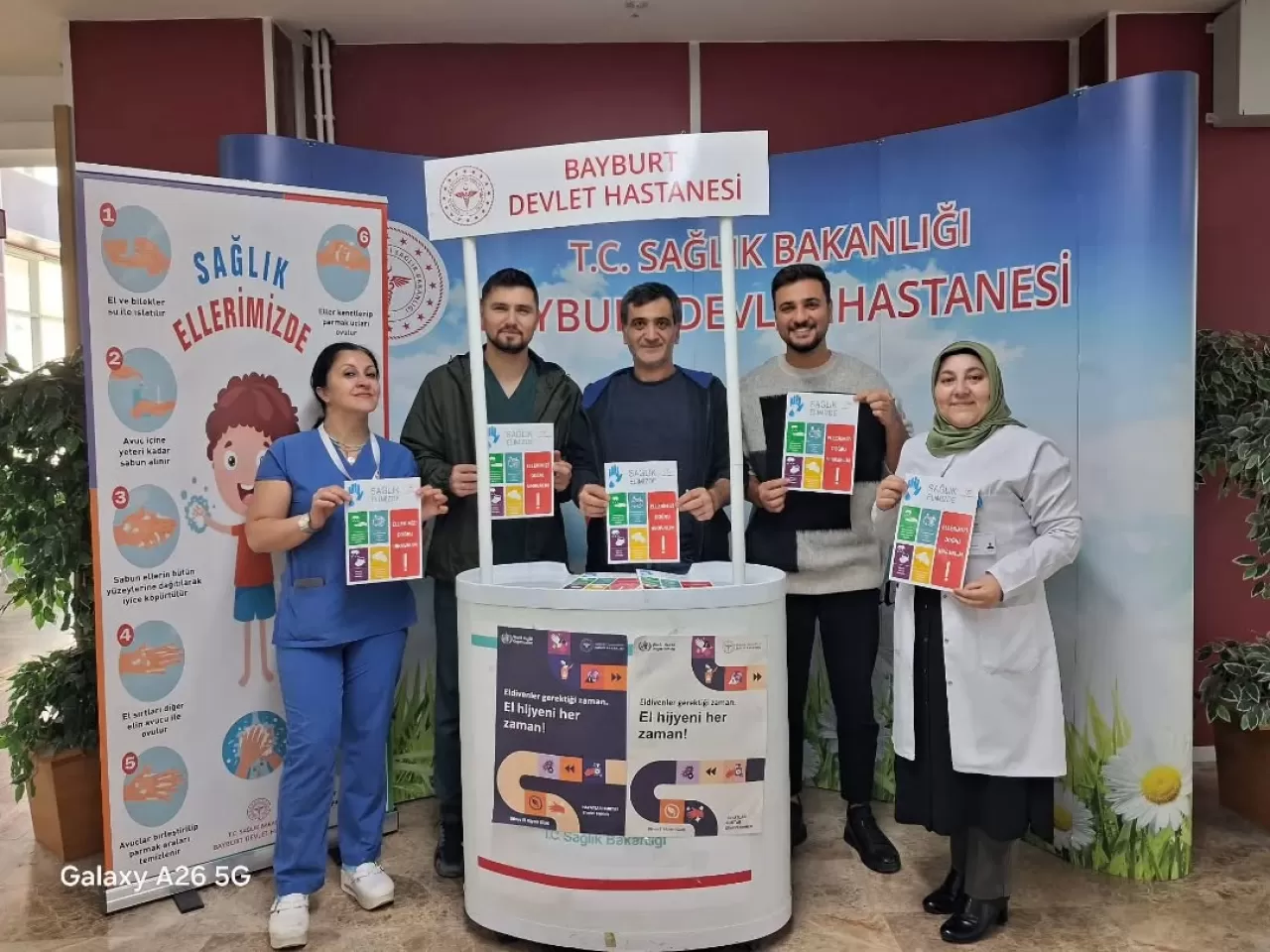 Bayburt'ta El Hijyeni Farkındalığı: Sağlık Ellerimizde Kampanyası