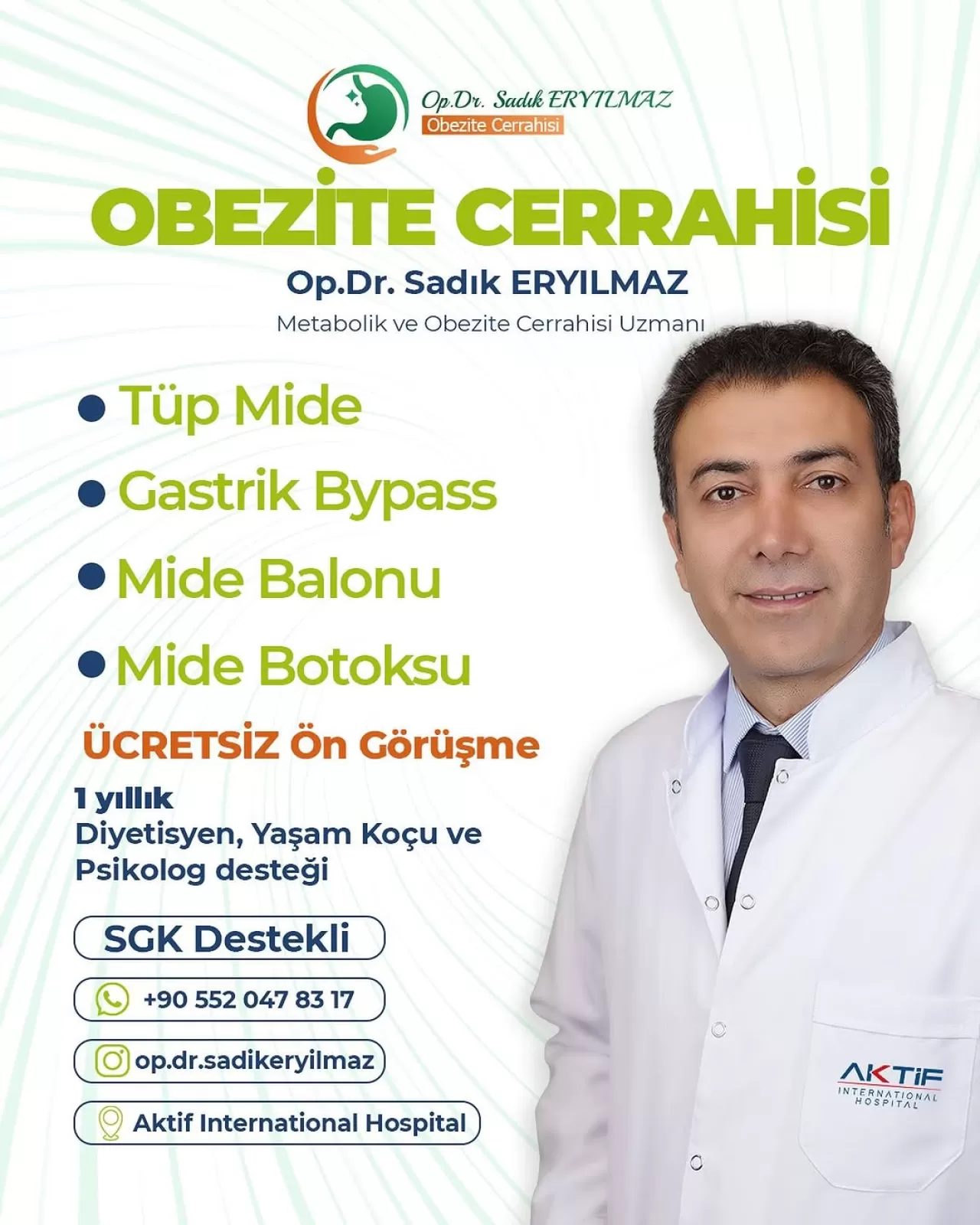 Tüp Mide Ameliyatı ve Obezite Cerrahisi Hakkında Önemli Bilgiler