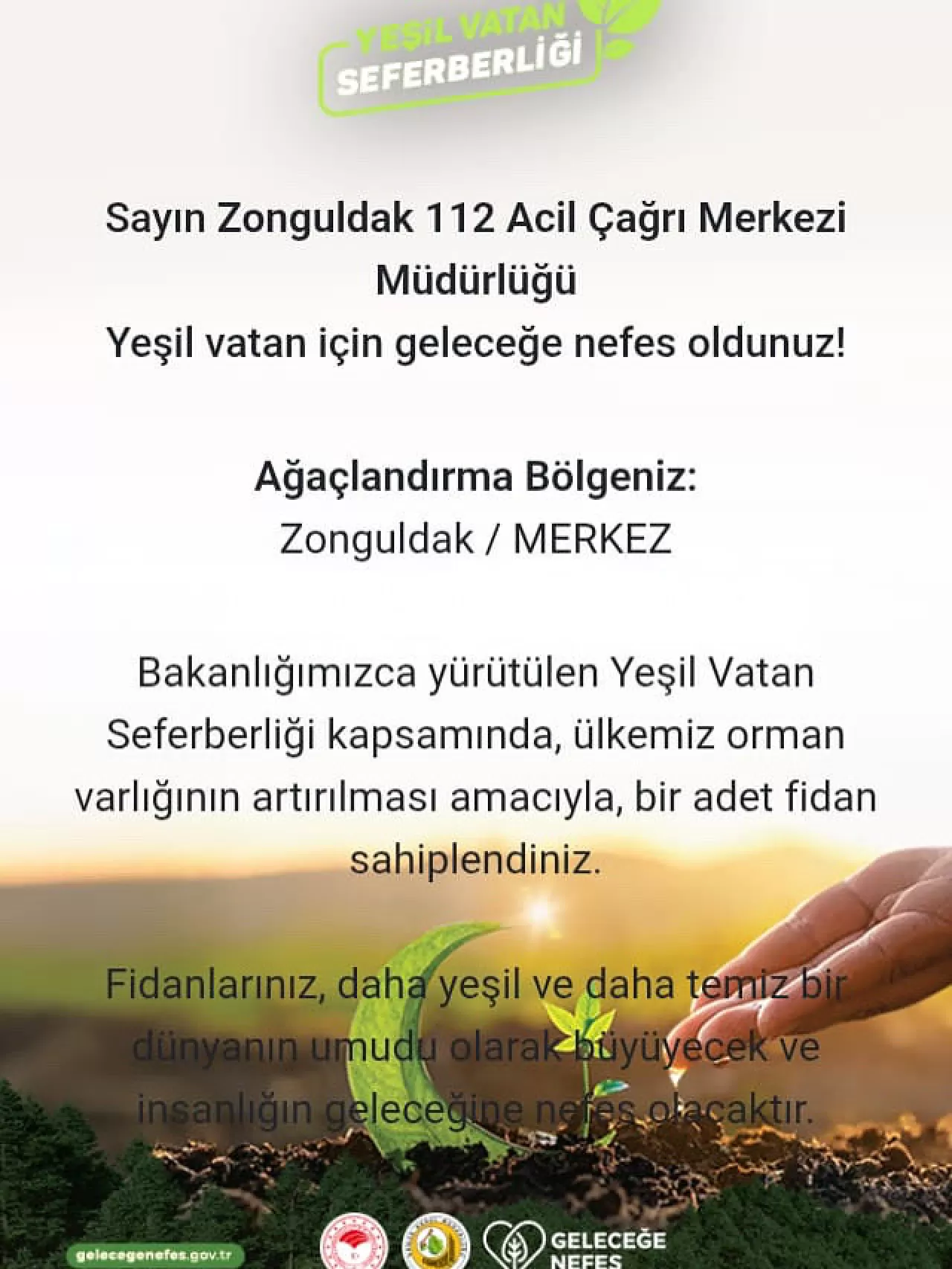 Zonguldak 112 Acil Çağrı Merkezi'ne Anlamlı Bağış