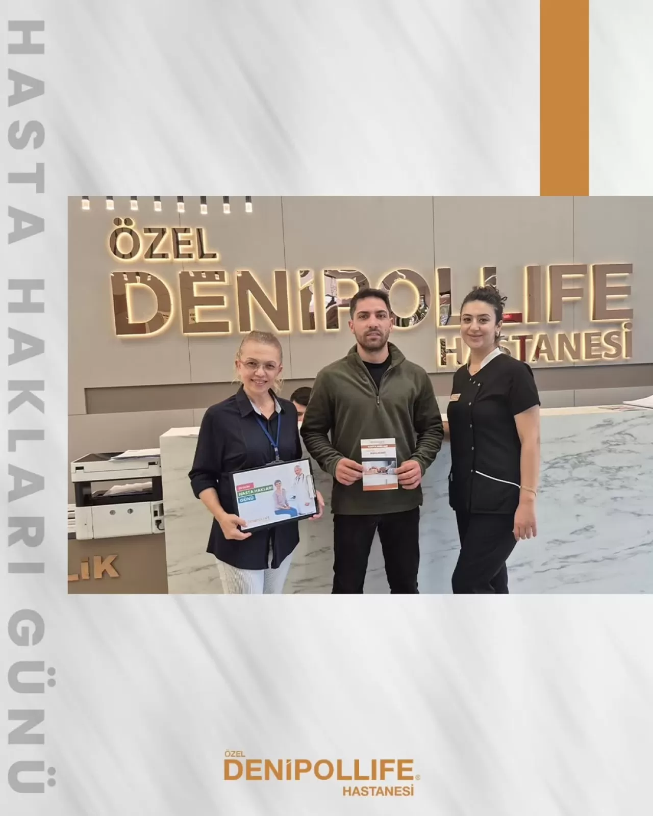 Denizli Özel Denipollife Hastanesi'nde 26 Ekim Hasta Hakları Günü Ziyareti