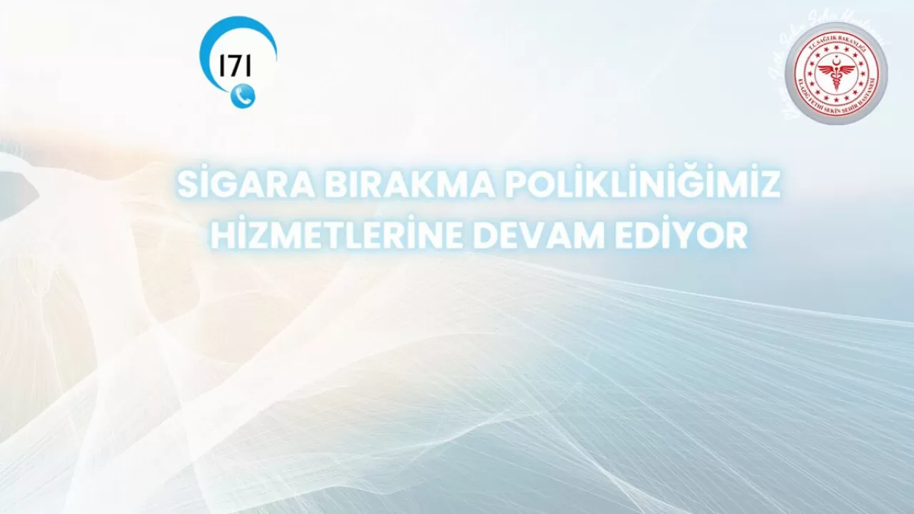 Elazığ Fethi Sekin Şehir Hastanesi'nde Sigara Bırakma Polikliniği Hizmeti