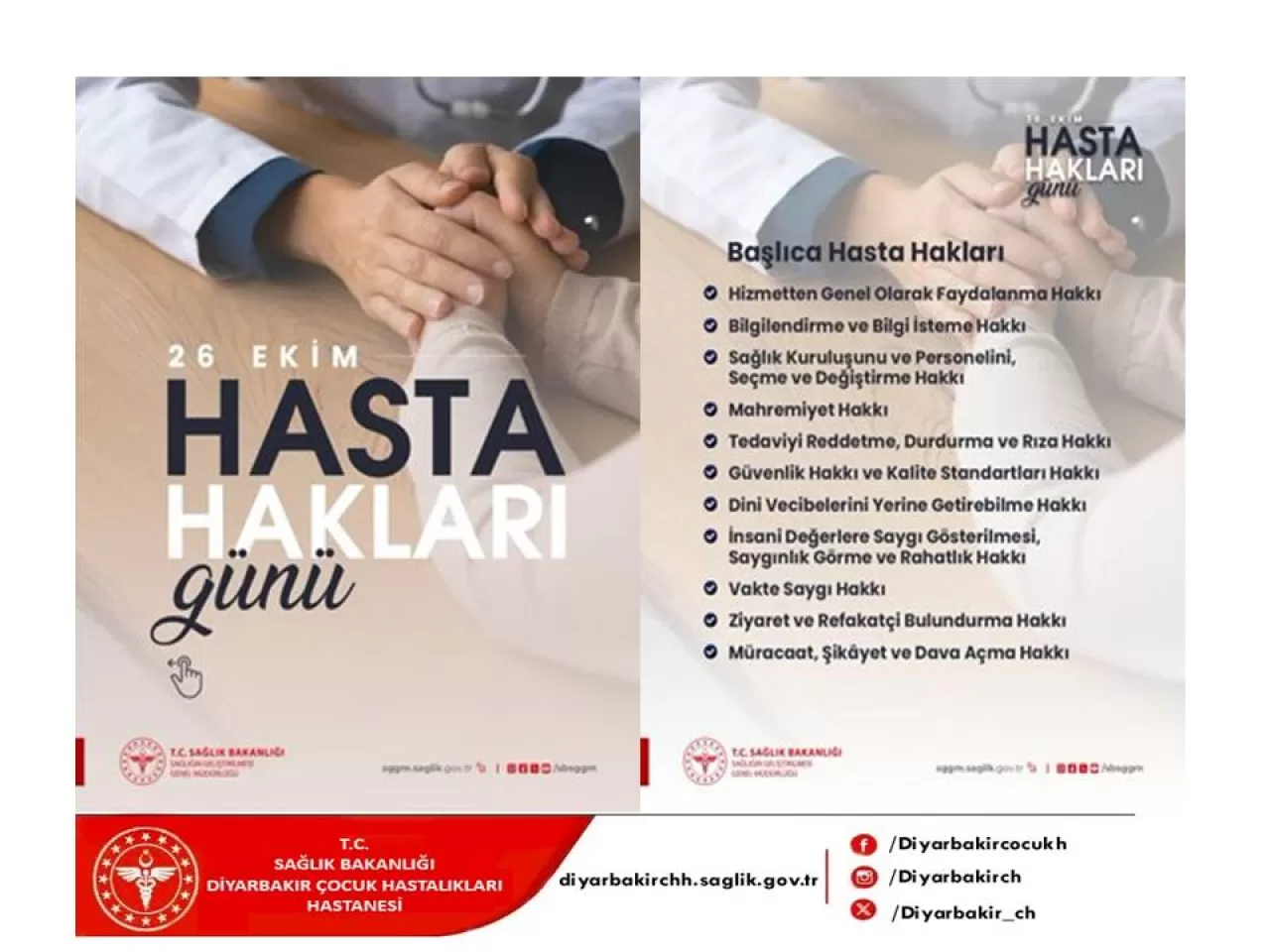 Diyarbakır Çocuk Hastalıkları Hastanesi'nde Hasta Hakları Günü