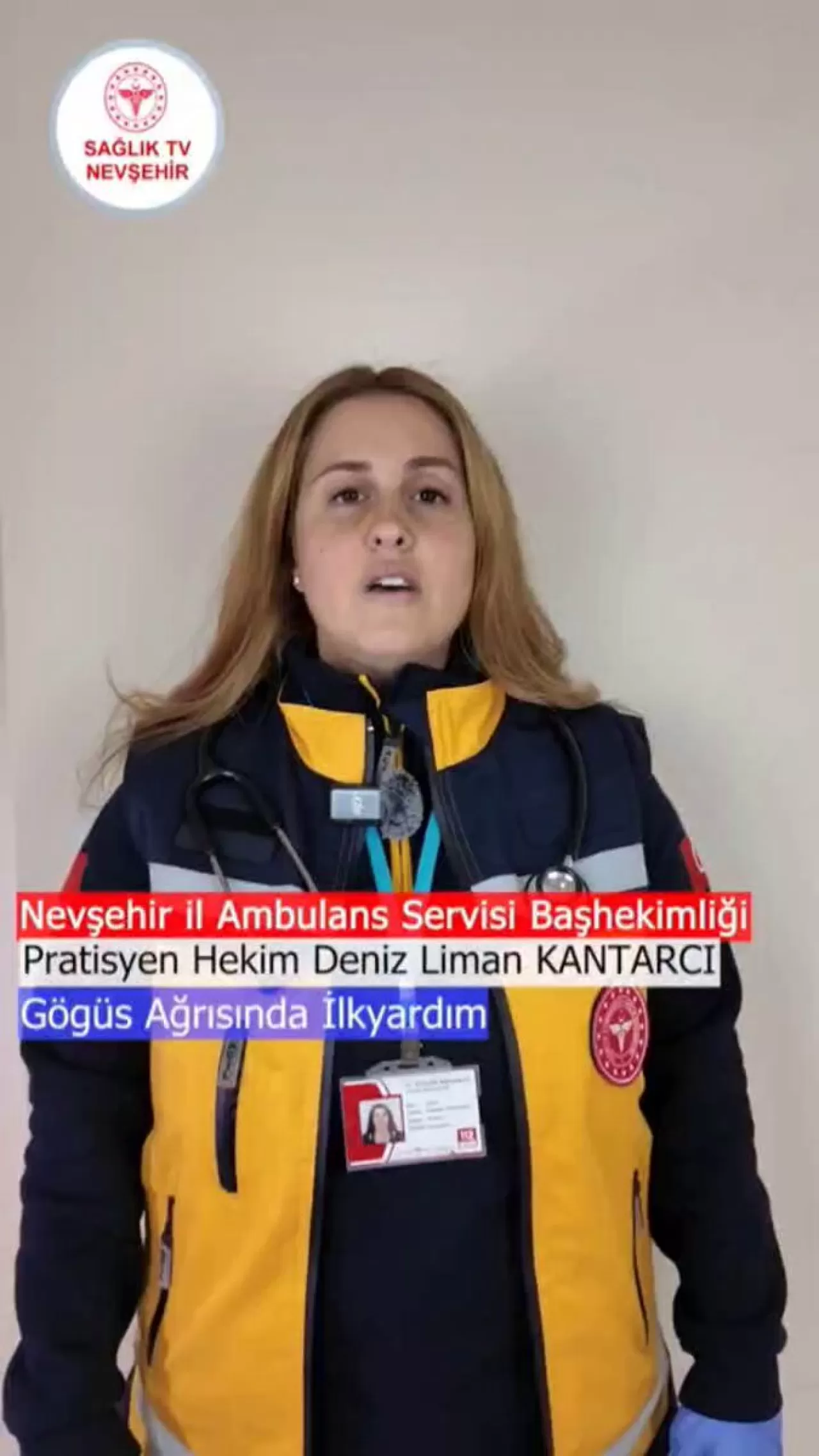 Nevşehir İl Sağlık Müdürlüğü'nden Kritik Göğüs Ağrısı Uyarısı: İlk Yardım Hayat Kurtarır