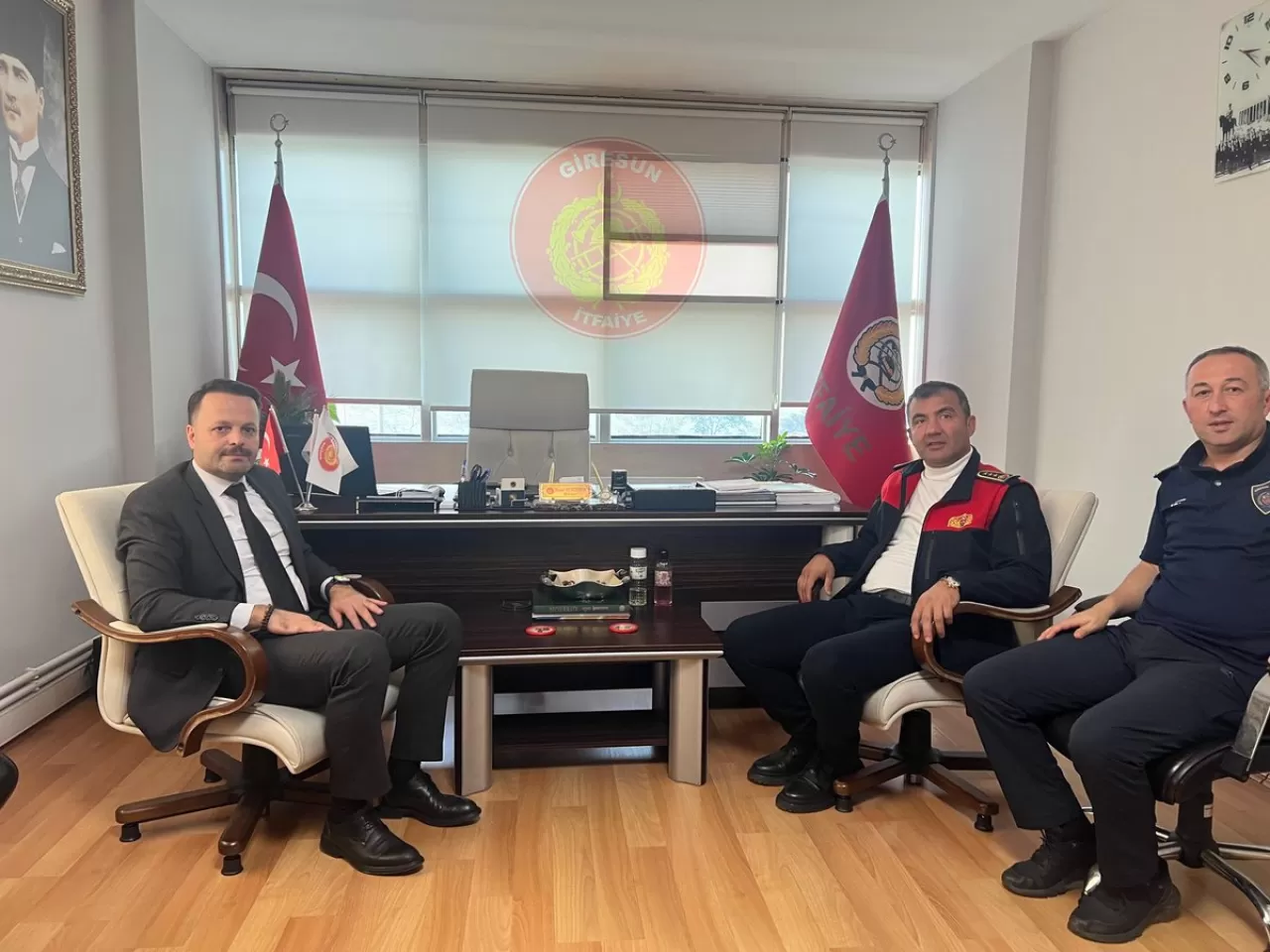 Giresun 112 Acil Çağrı Merkezi ve İtfaiye Müdürlüğü İş Birliği Görüşmesi