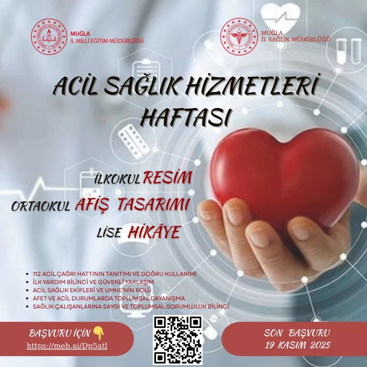 Muğla'da Sağlık ve Afet Farkındalığı İçin Yetenek Yarışması Düzenleniyor