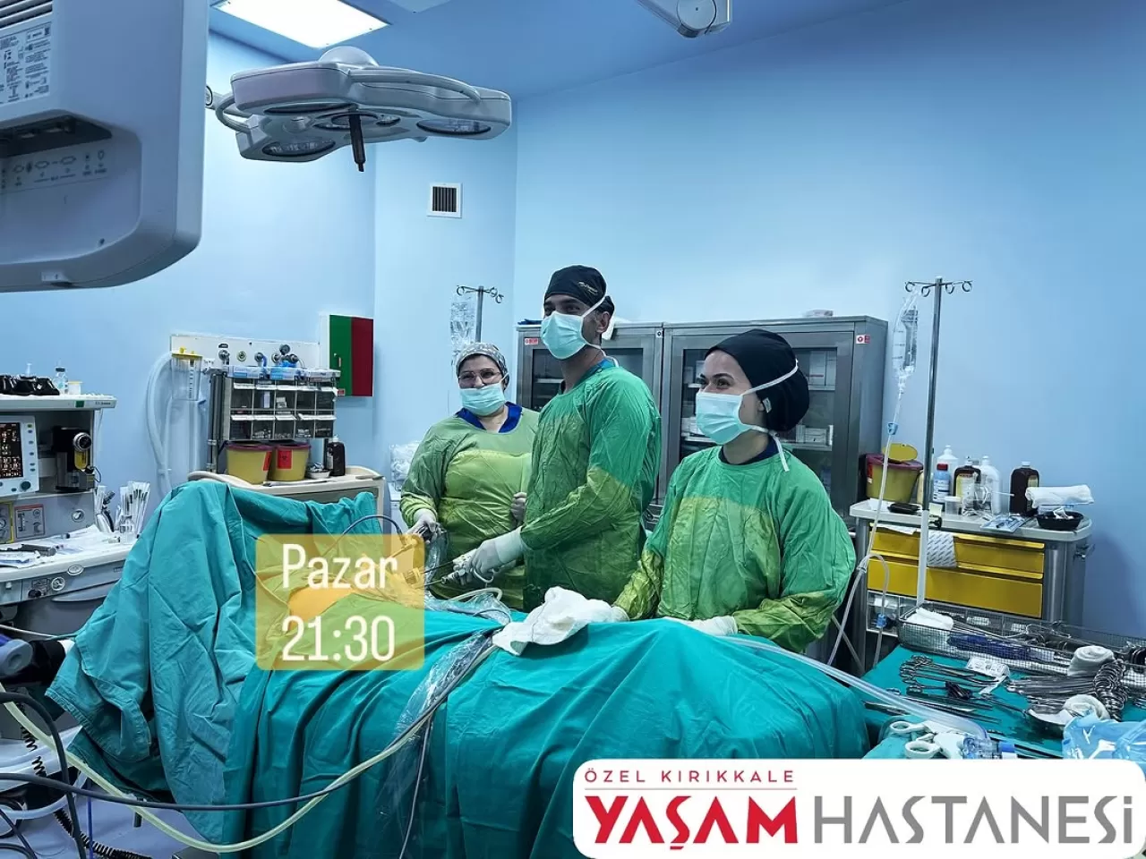 Kırıkkale'de Apandisit Şikayetiyle Gelen Hastaya Başarılı Kapalı Ameliyat