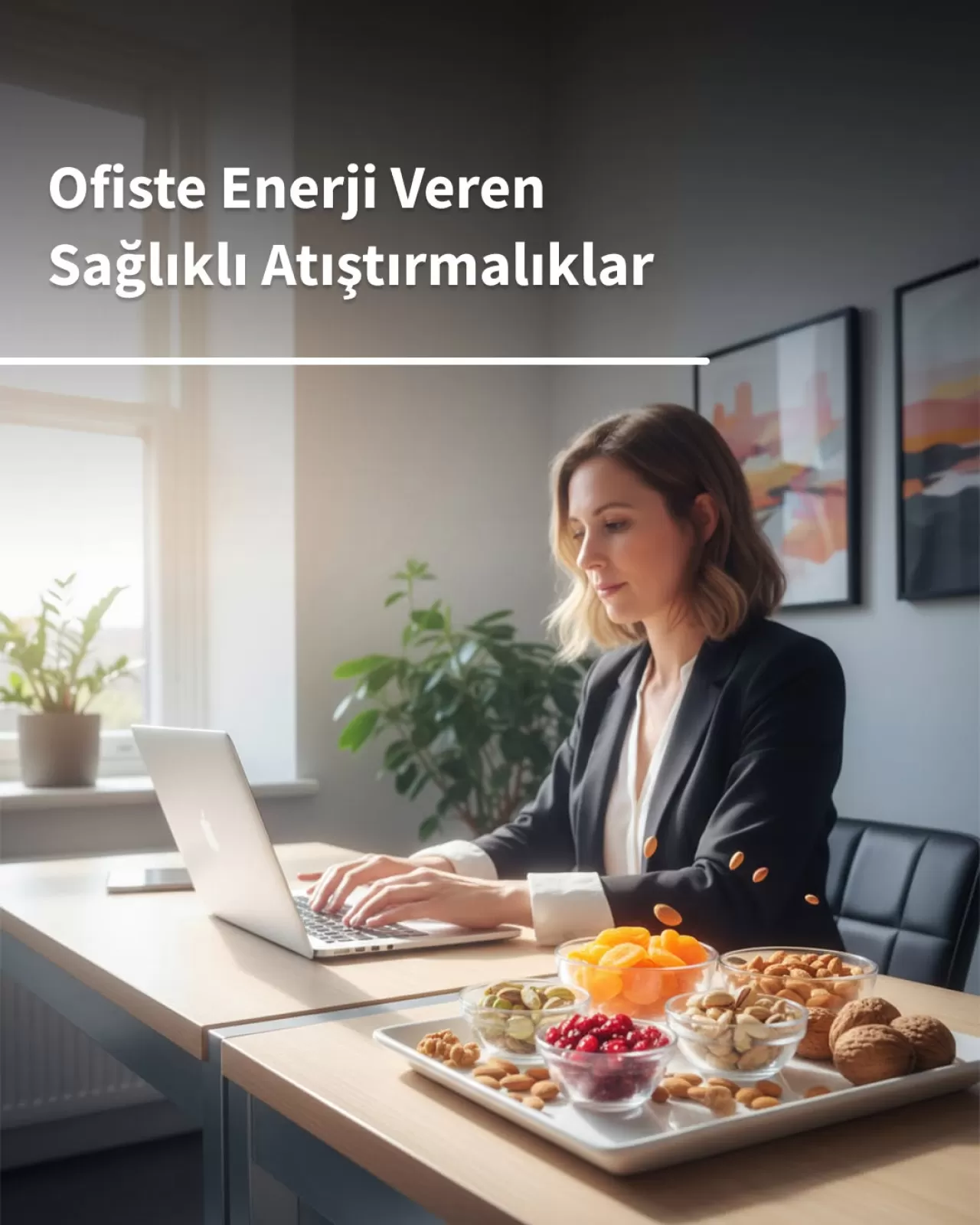 Ofiste Enerjinizi Yükseltecek 5 Pratik ve Sağlıklı Atıştırmalık Önerisi