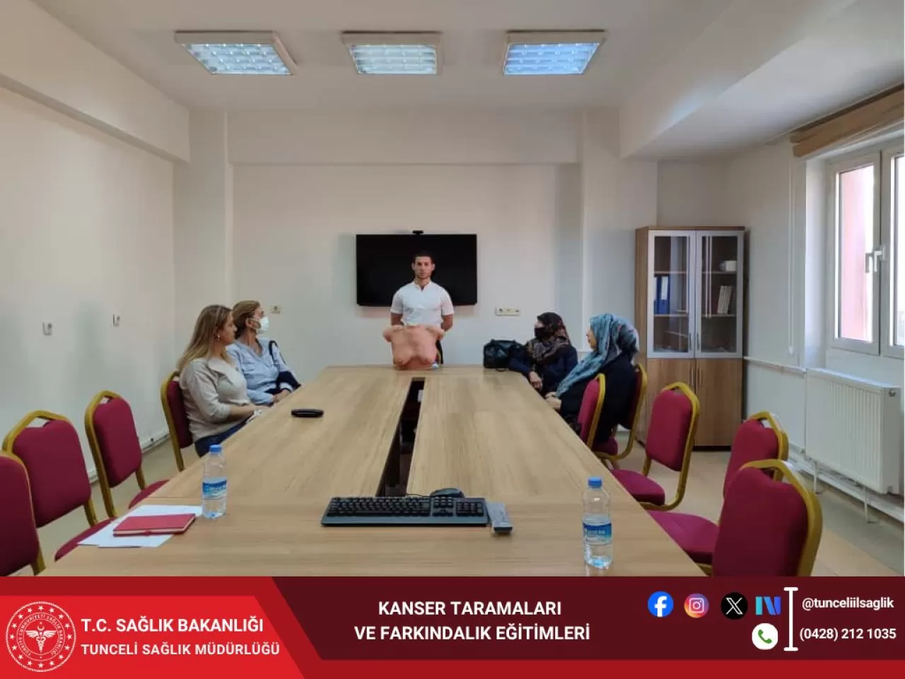 Tunceli'de Kanser Taramaları ile Erken Teşhisin Önemi Vurgulandı