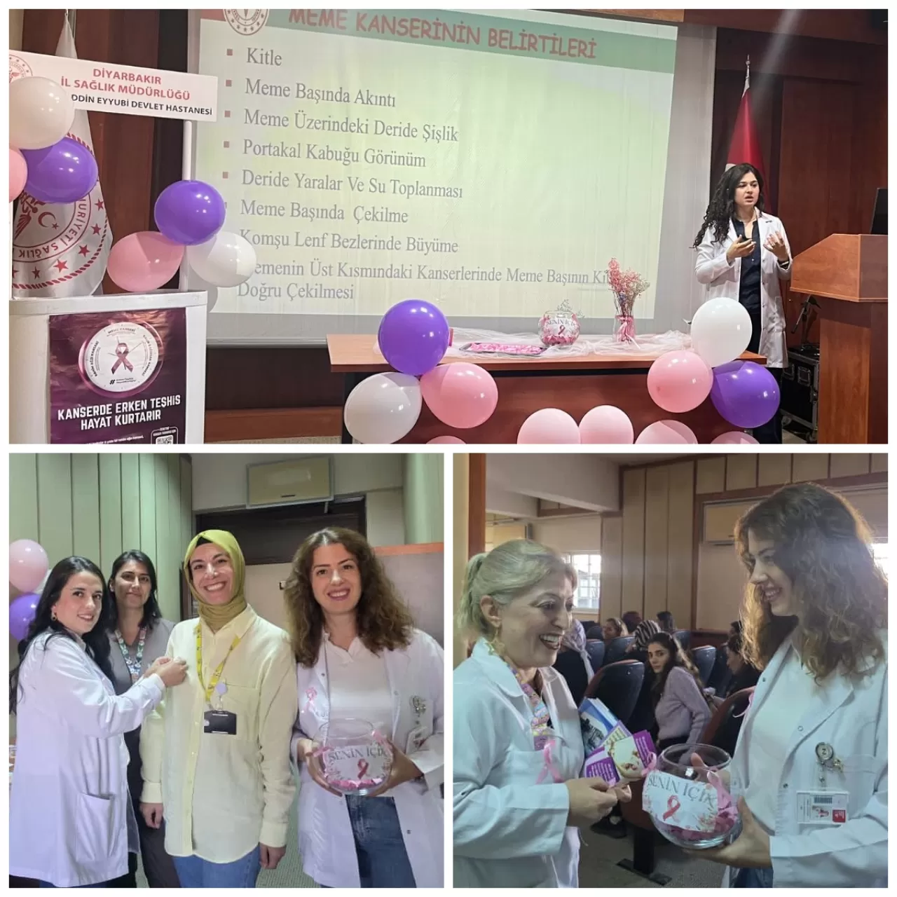 Diyarbakır'da Meme Kanseri Farkındalık Sempozyumu Düzenlendi