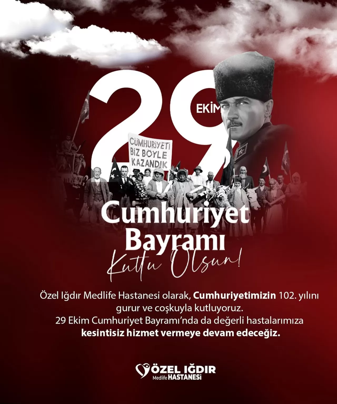 Özel Iğdır Medlife Hastanesi, 29 Ekim'de Kesintisiz Hizmet Verecek