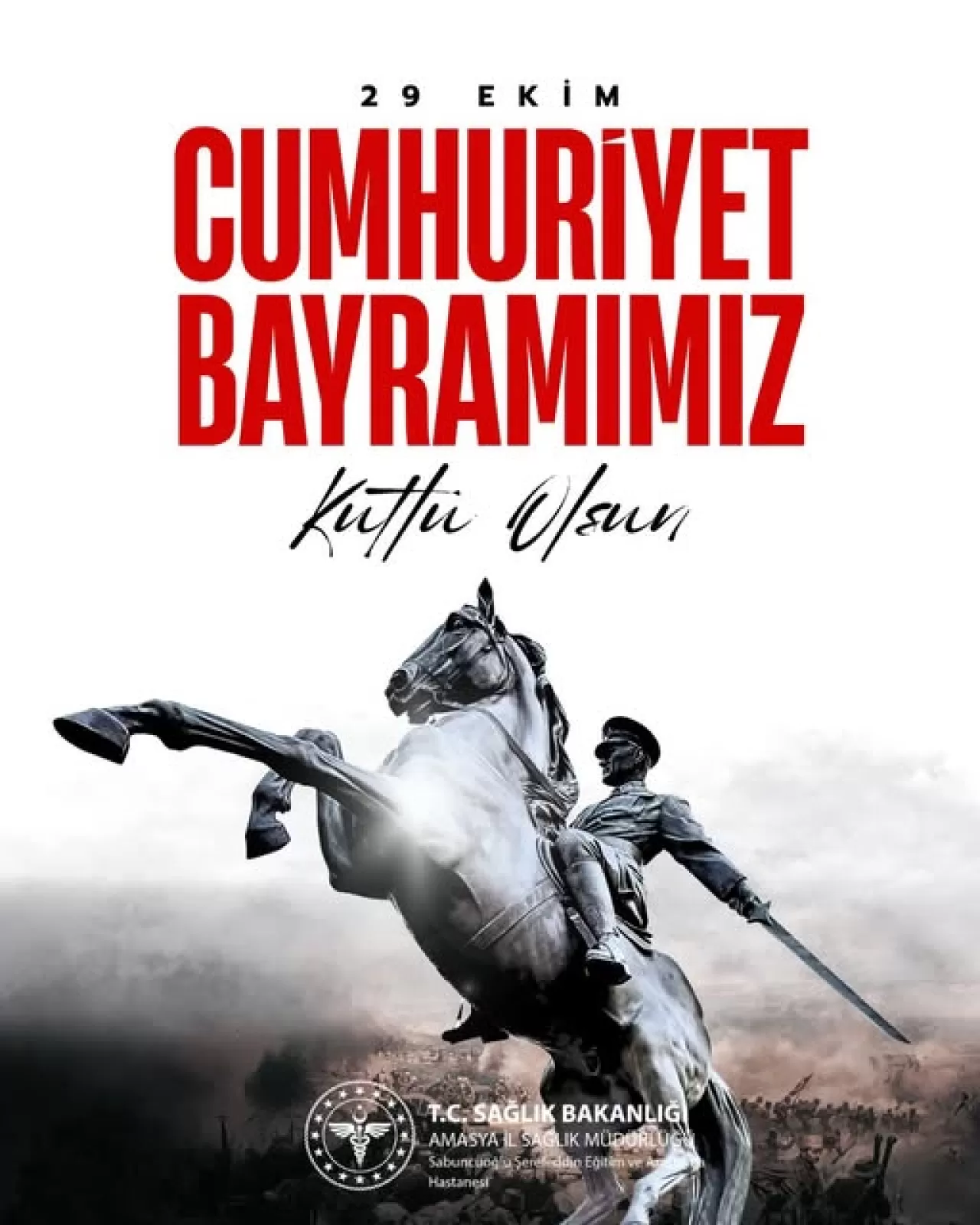 Amasya'da Cumhuriyet Bayramı'nın 102. Yılı Coşkuyla Kutlandı