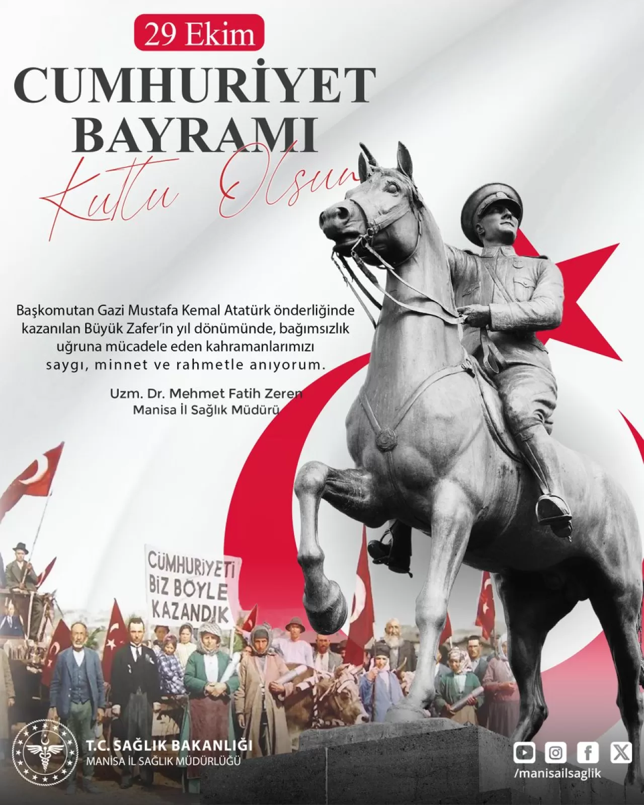 Manisa'da Cumhuriyet Bayramı Coşkusu