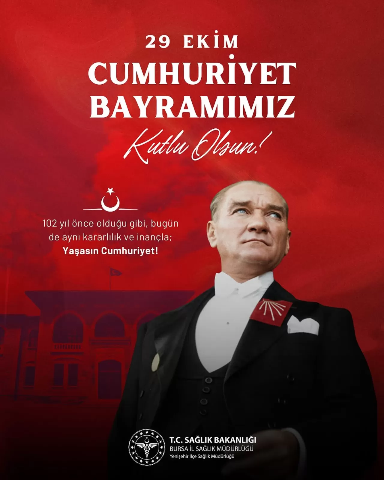 Bursa Yenişehir'de 29 Ekim Cumhuriyet Bayramı Kutlamaları