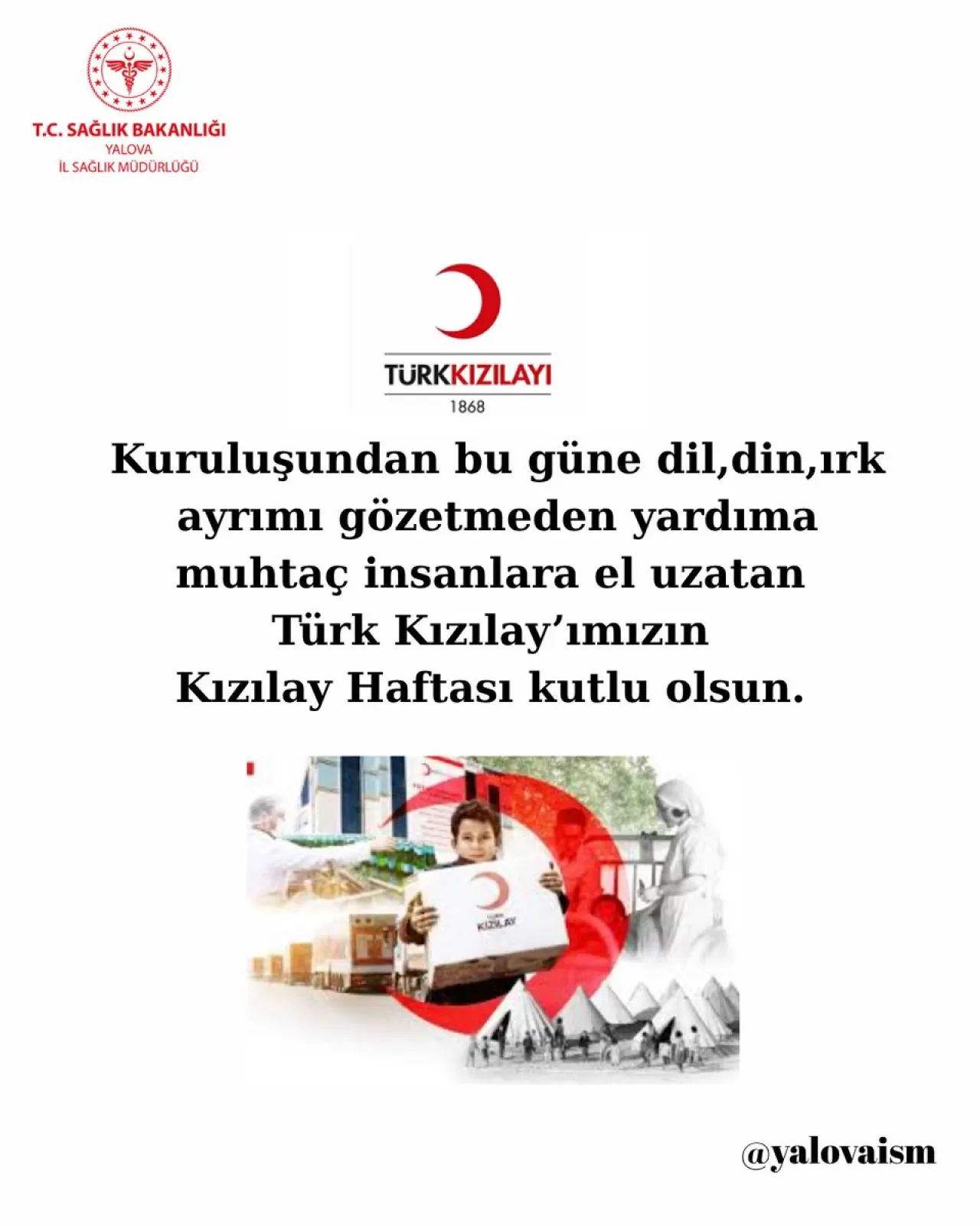 Yalova'da Kızılay Haftası Kutlamaları